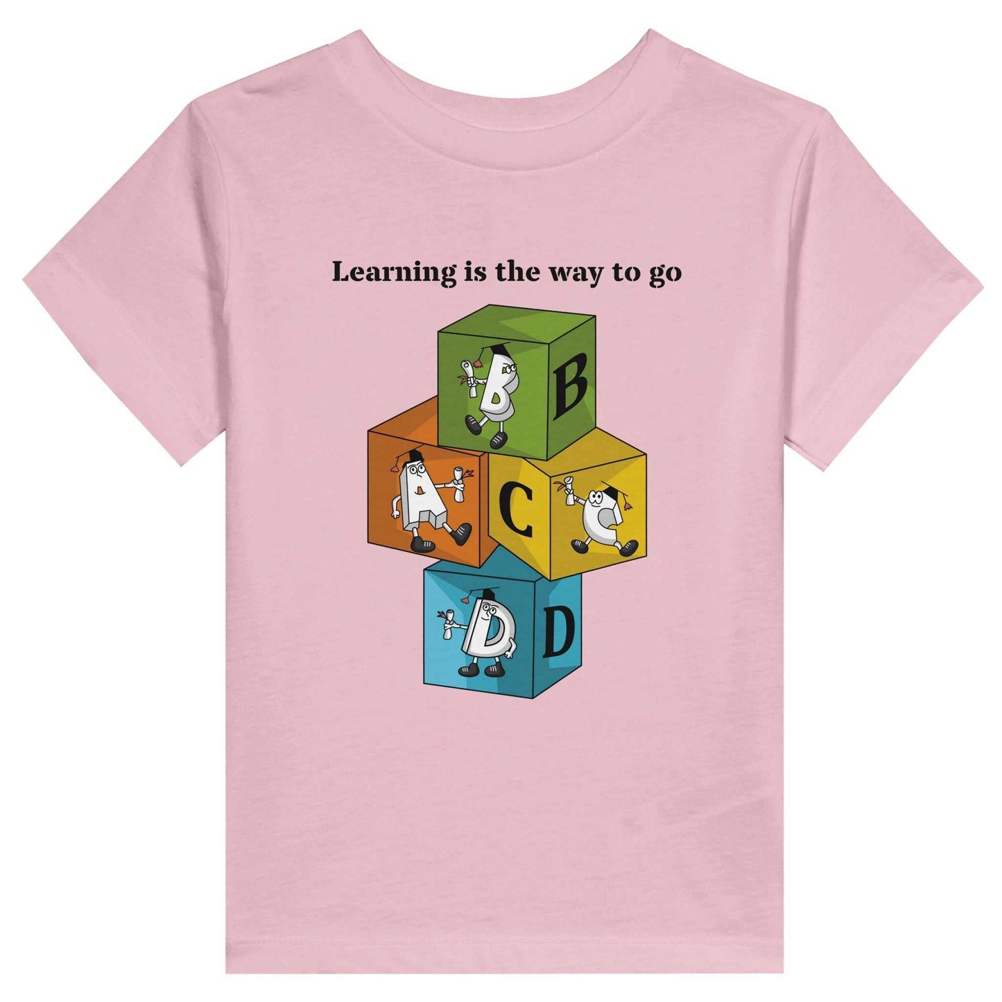 Toddler Staple T-Shirt | Bella + Canvas 3001T - Learning ABC's