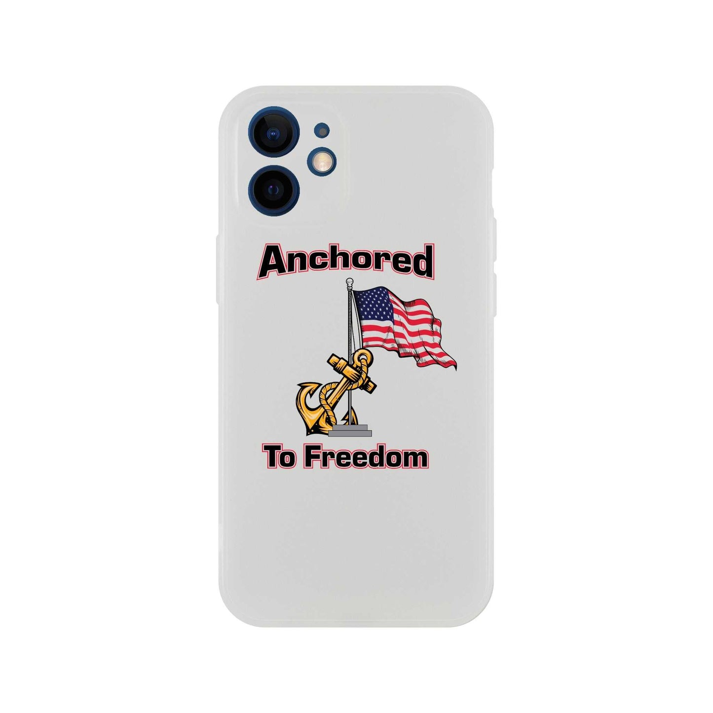 Apple Flexi case - Anchored to Freedom