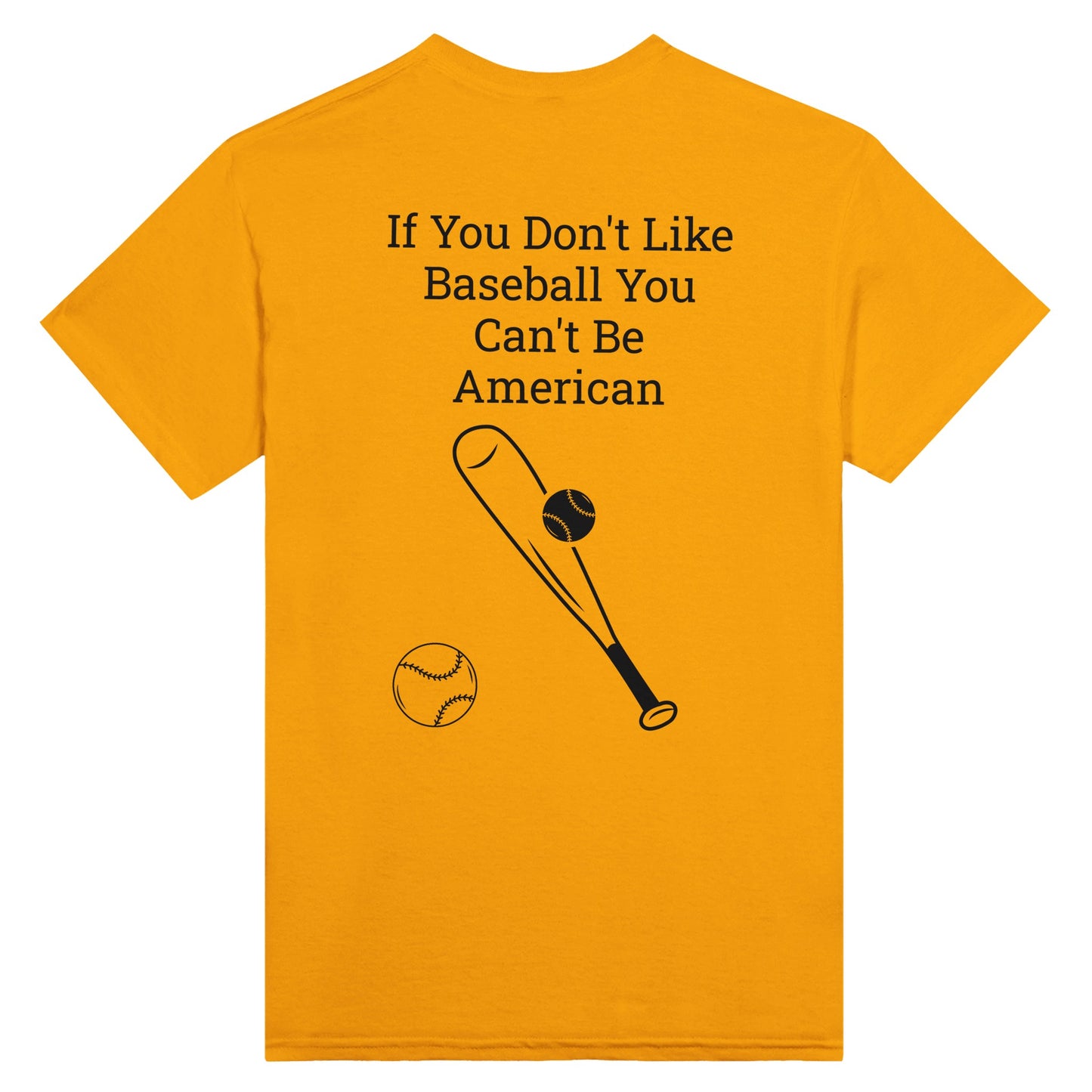 Heavyweight Unisex Crewneck T-shirt - American Baseball