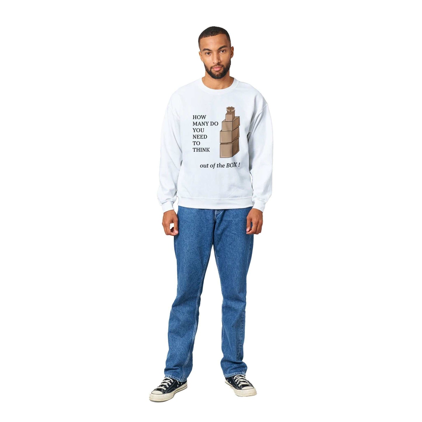 Classic Unisex Crewneck Sweatshirt - Thinking out the Box