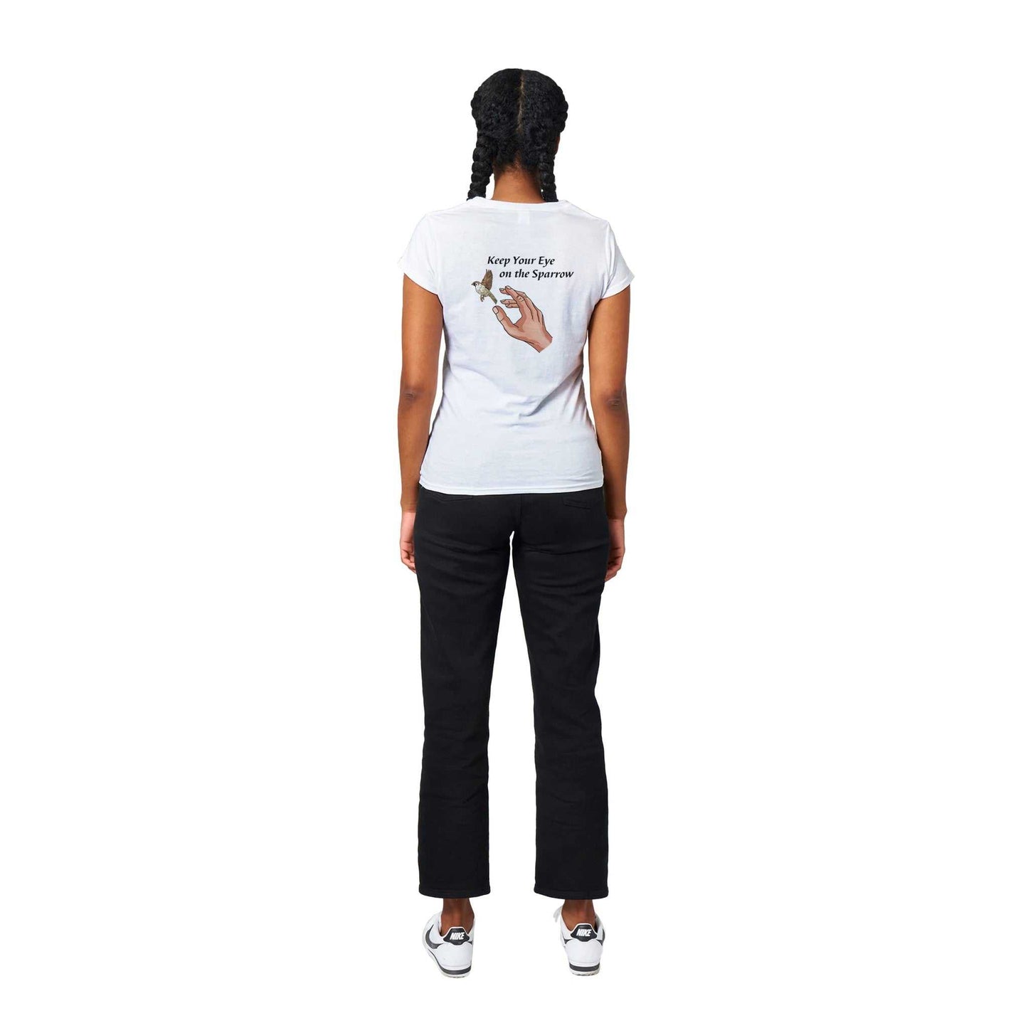 Classic Womens Crewneck T-shirt - I Believe I can Fly
