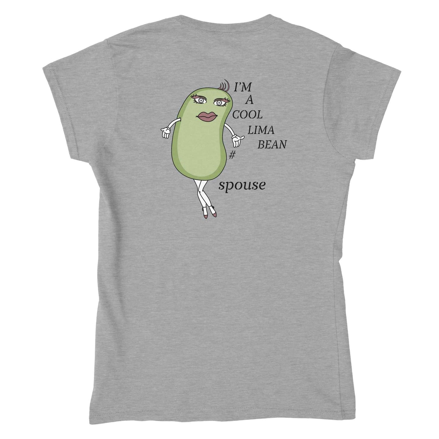 Classic Womens Crewneck T-shirt - Cool Lima Bean Spouse