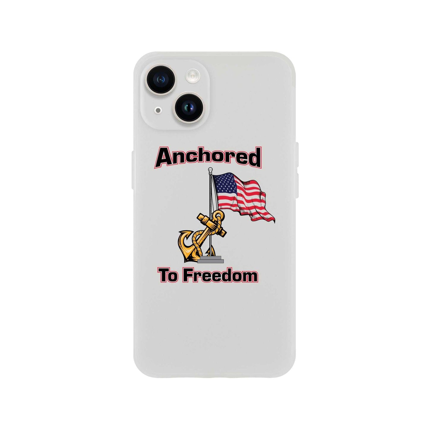 Apple Flexi case - Anchored to Freedom