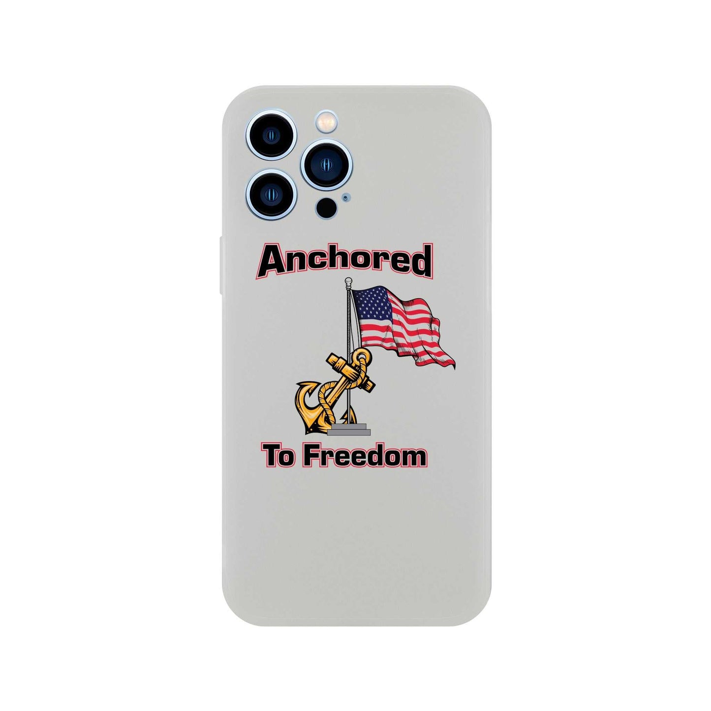 Apple Flexi case - Anchored to Freedom