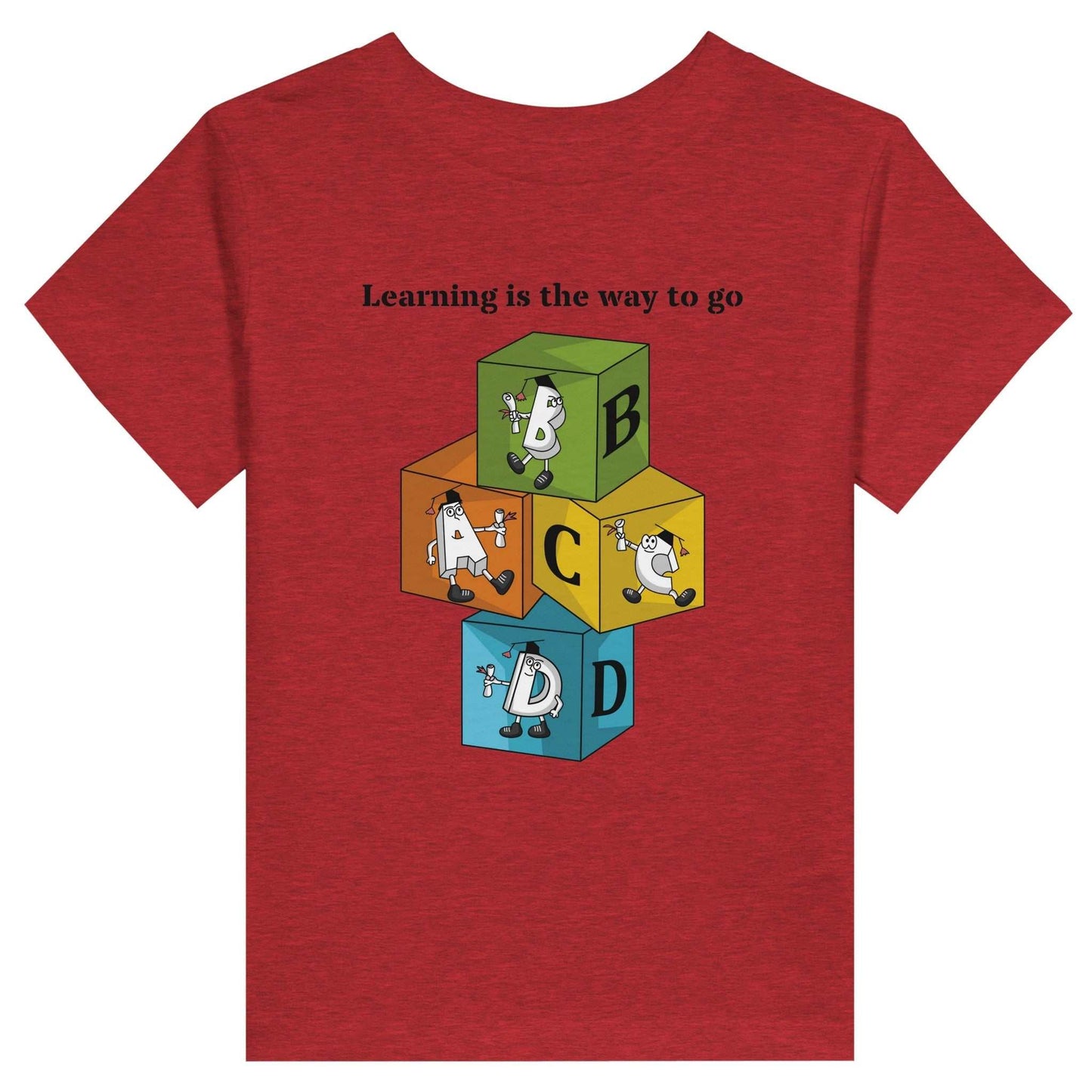 Toddler Staple T-Shirt | Bella + Canvas 3001T - Learning ABC's