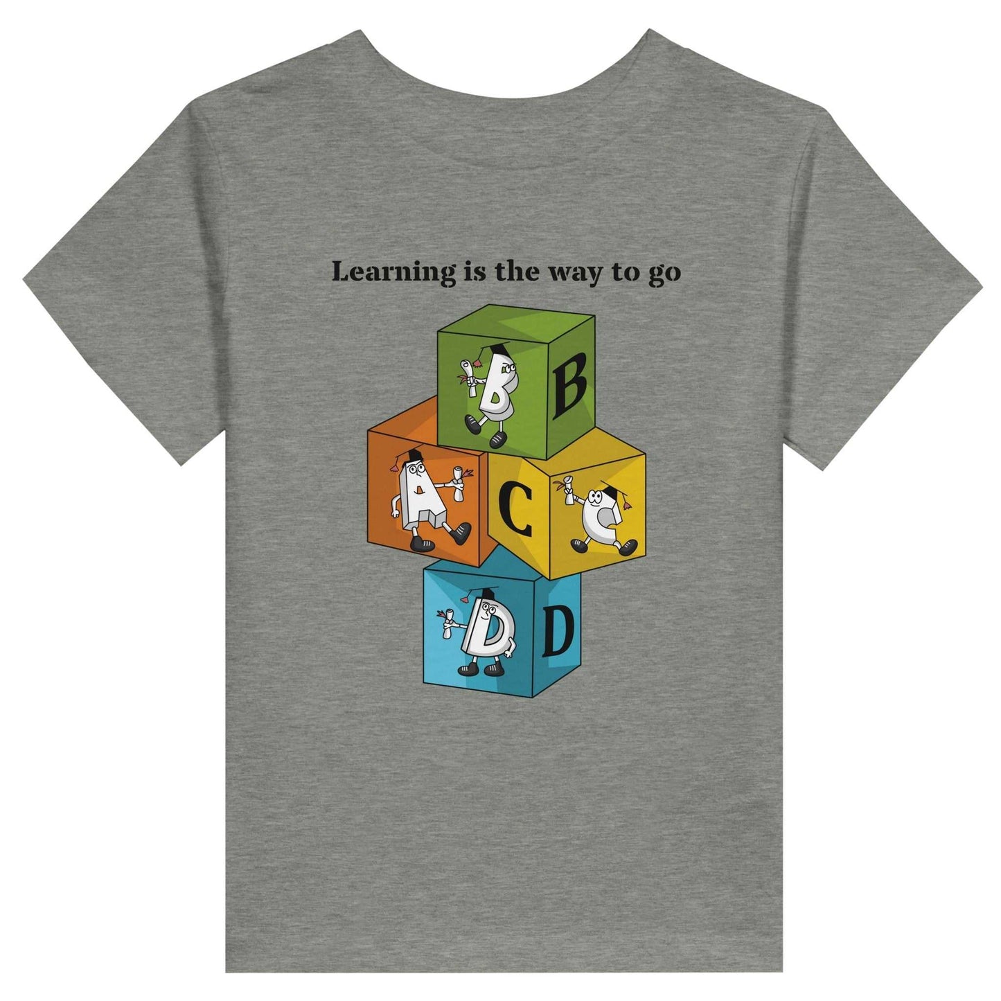 Toddler Staple T-Shirt | Bella + Canvas 3001T - Learning ABC's