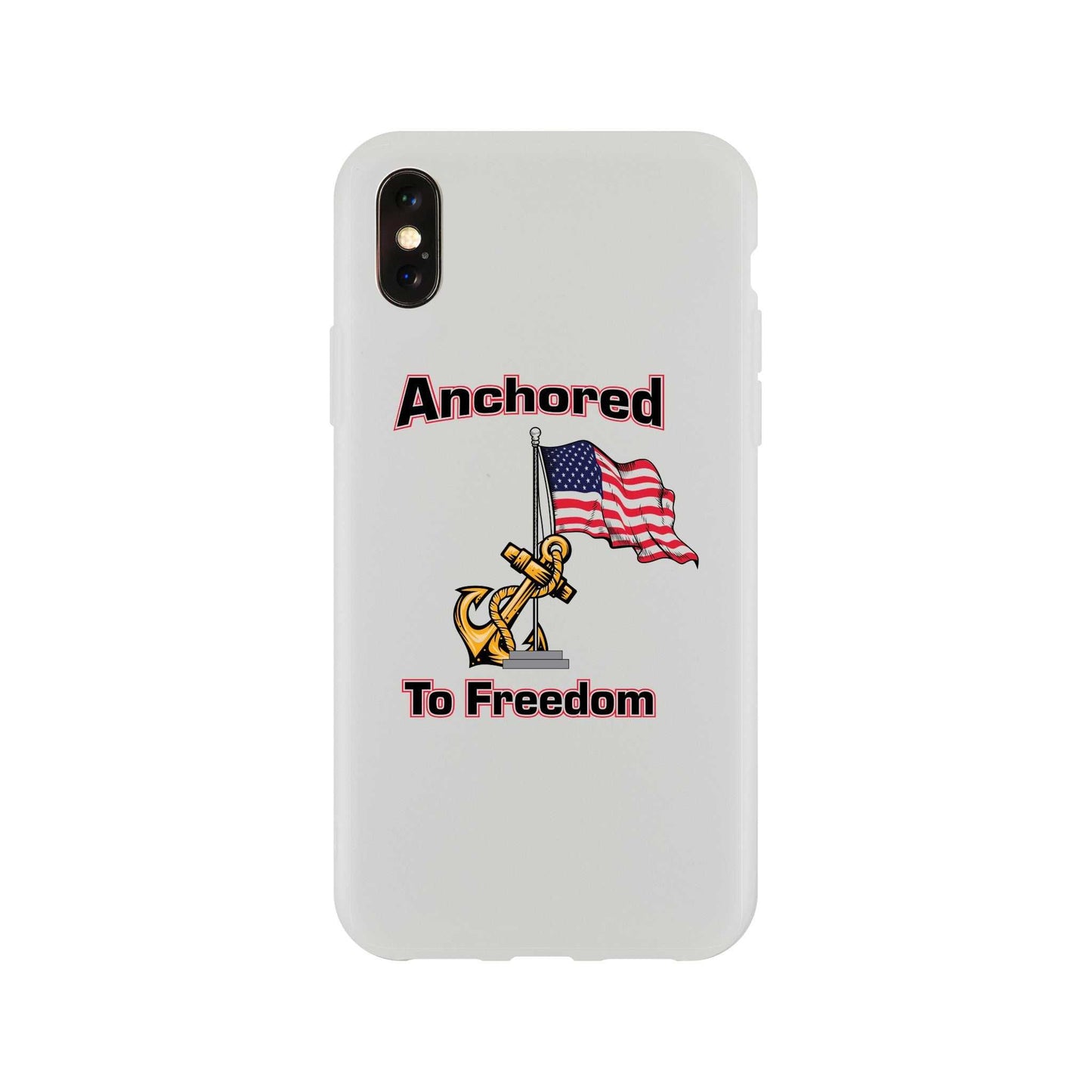 Apple Flexi case - Anchored to Freedom