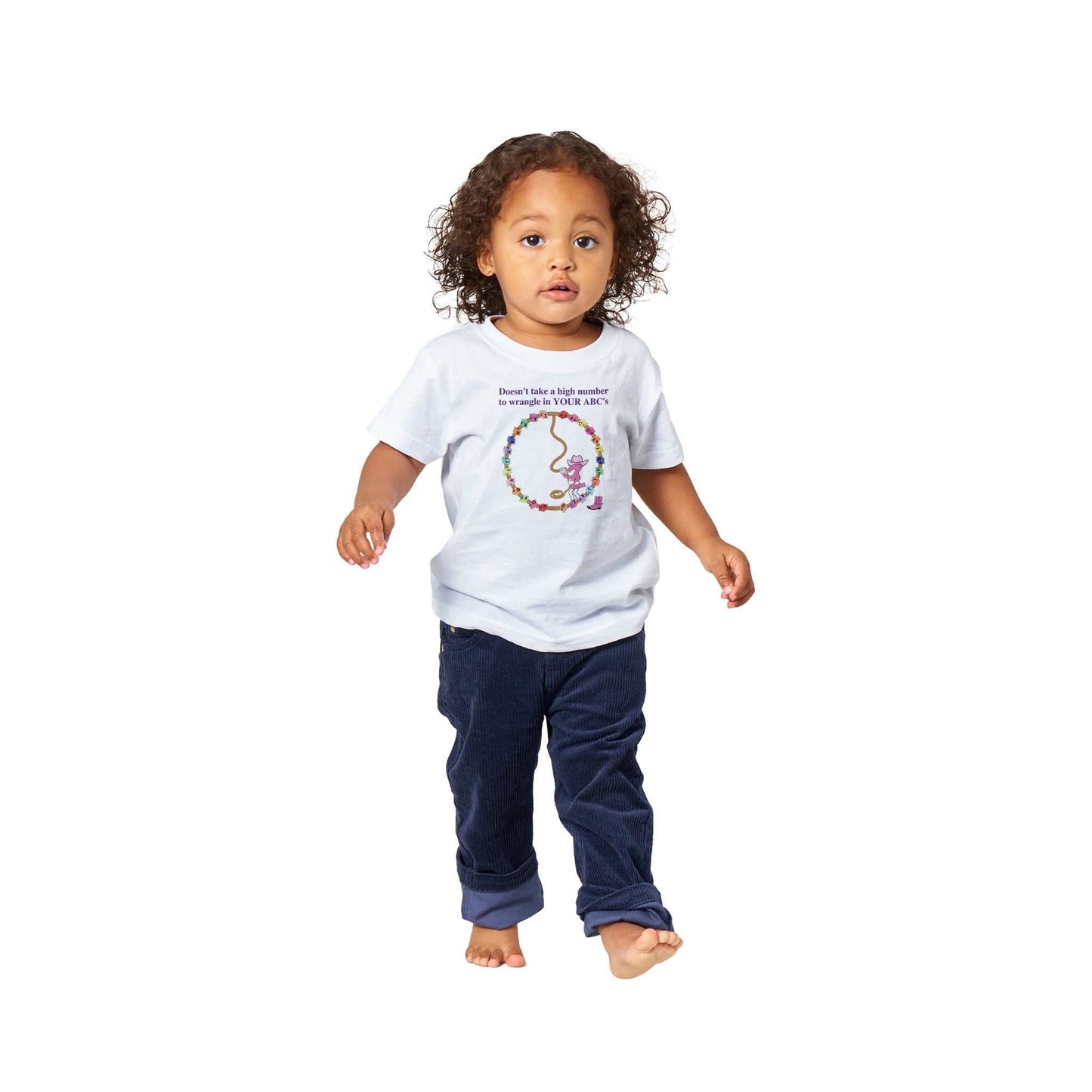 Classic Baby Crewneck T-shirt - Whipping those numbers into learning
