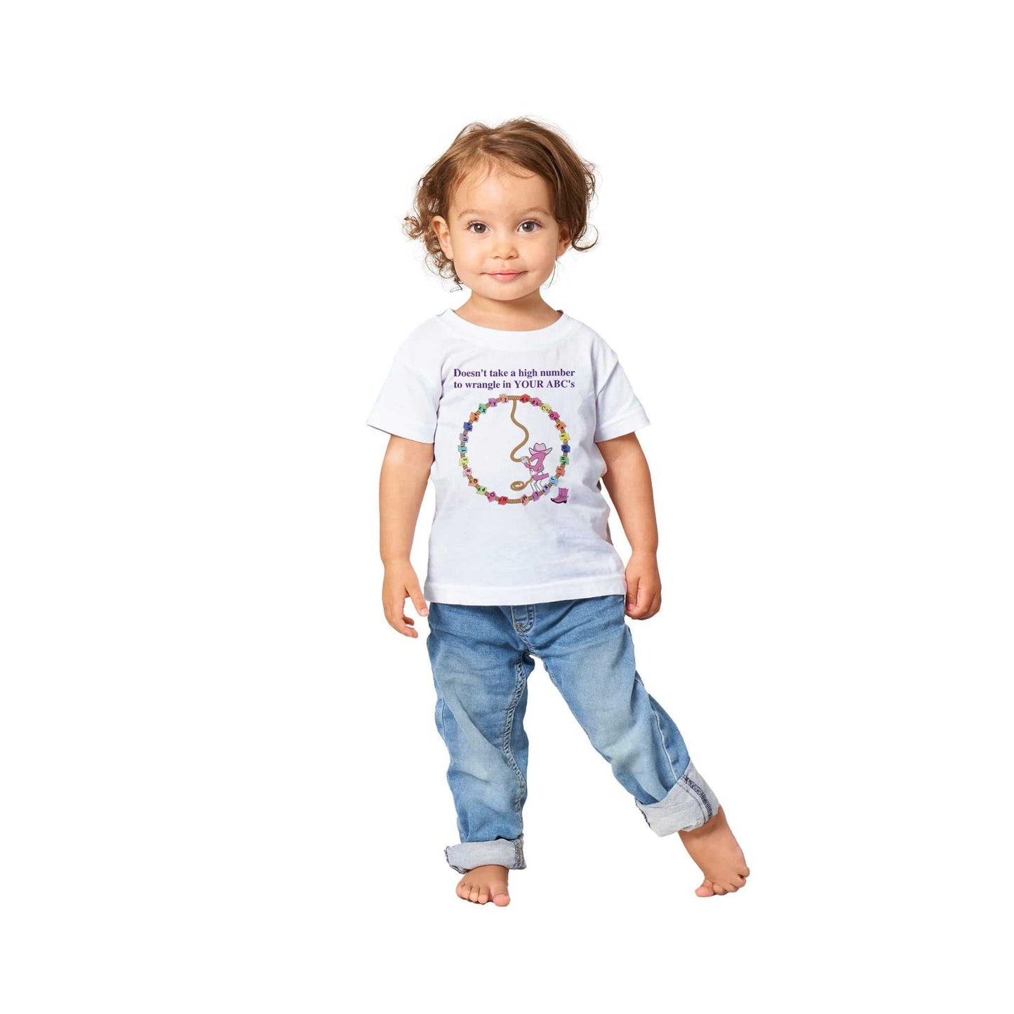 Classic Baby Crewneck T-shirt - Whipping those numbers into learning