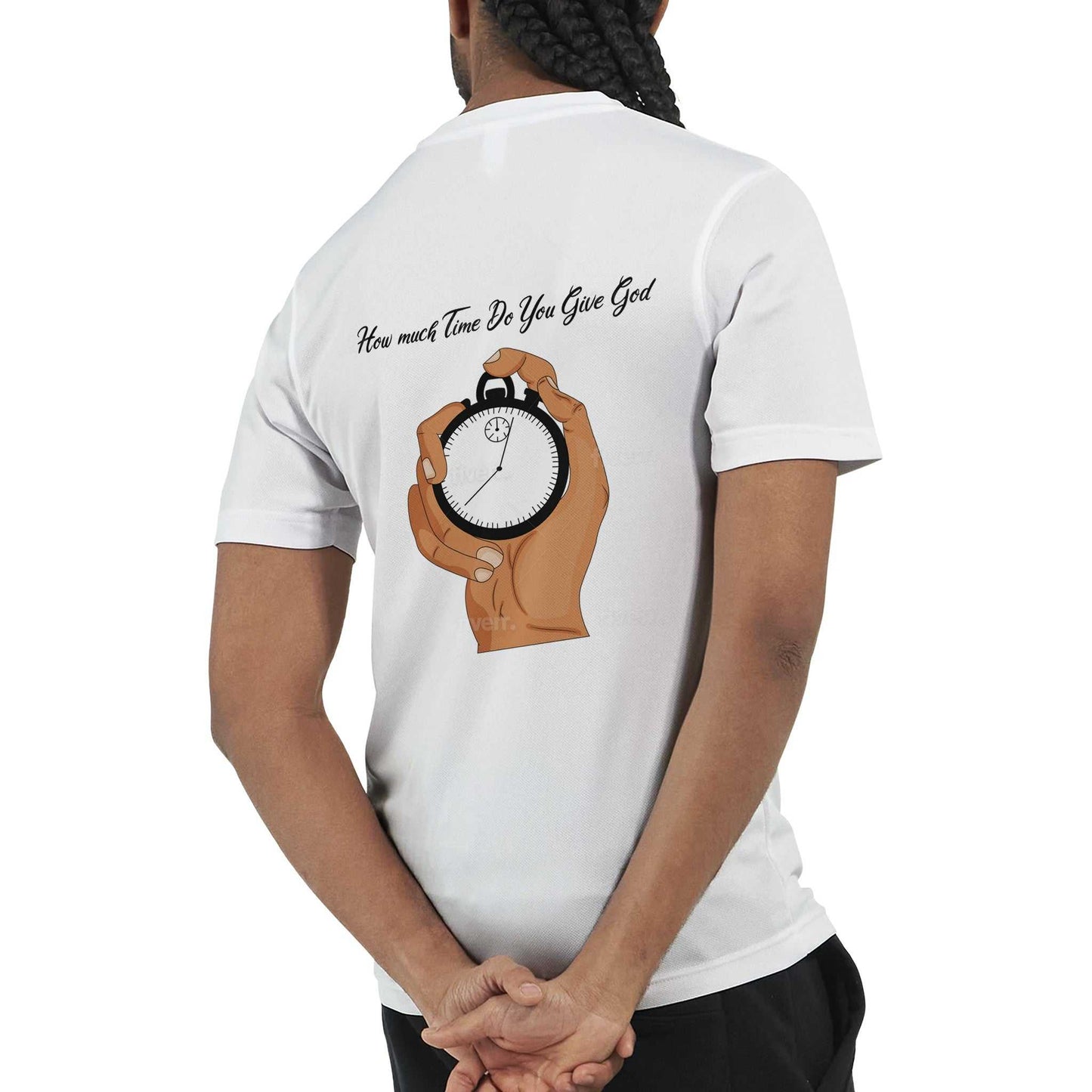 Performance Unisex Crewneck T-shirt - How Much Time Do You Give God