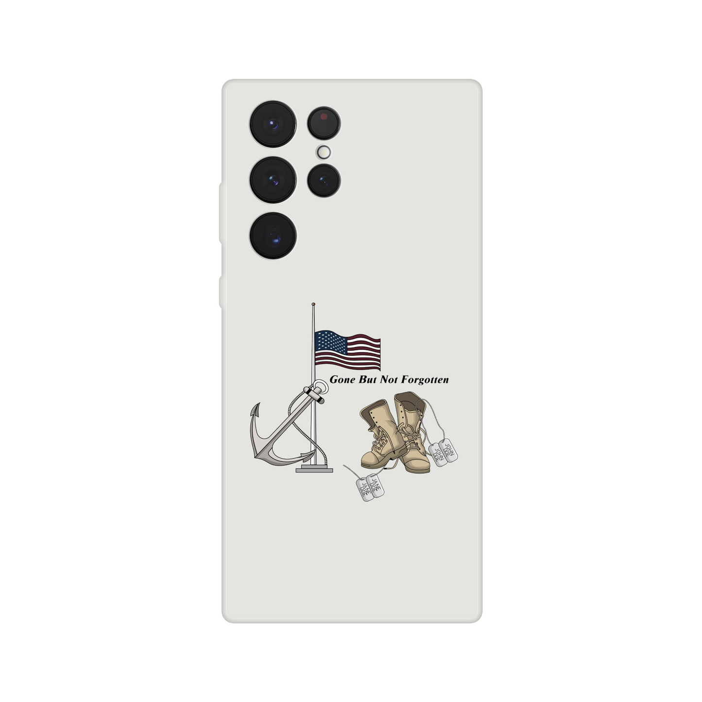 Samsung Flexi case - Gone But Not Forgotten