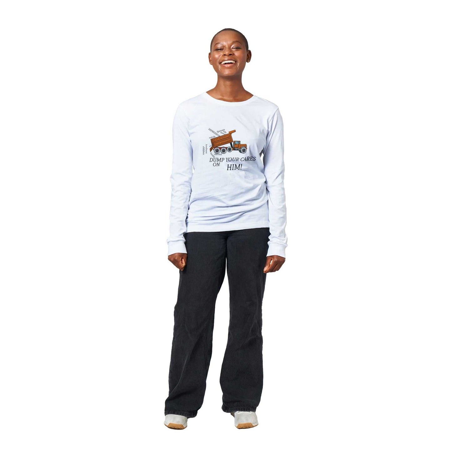 Premium Unisex Longsleeve T-shirt - Dump Your Cares On