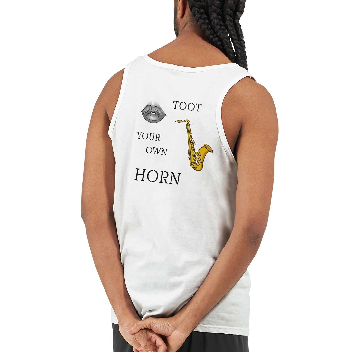 Premium Unisex Tank Top - Toot Your Own Horn