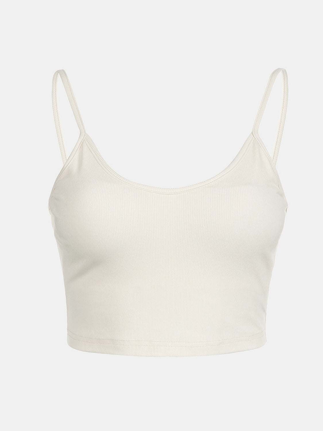 Scoop Neck Spaghetti Strap Cami