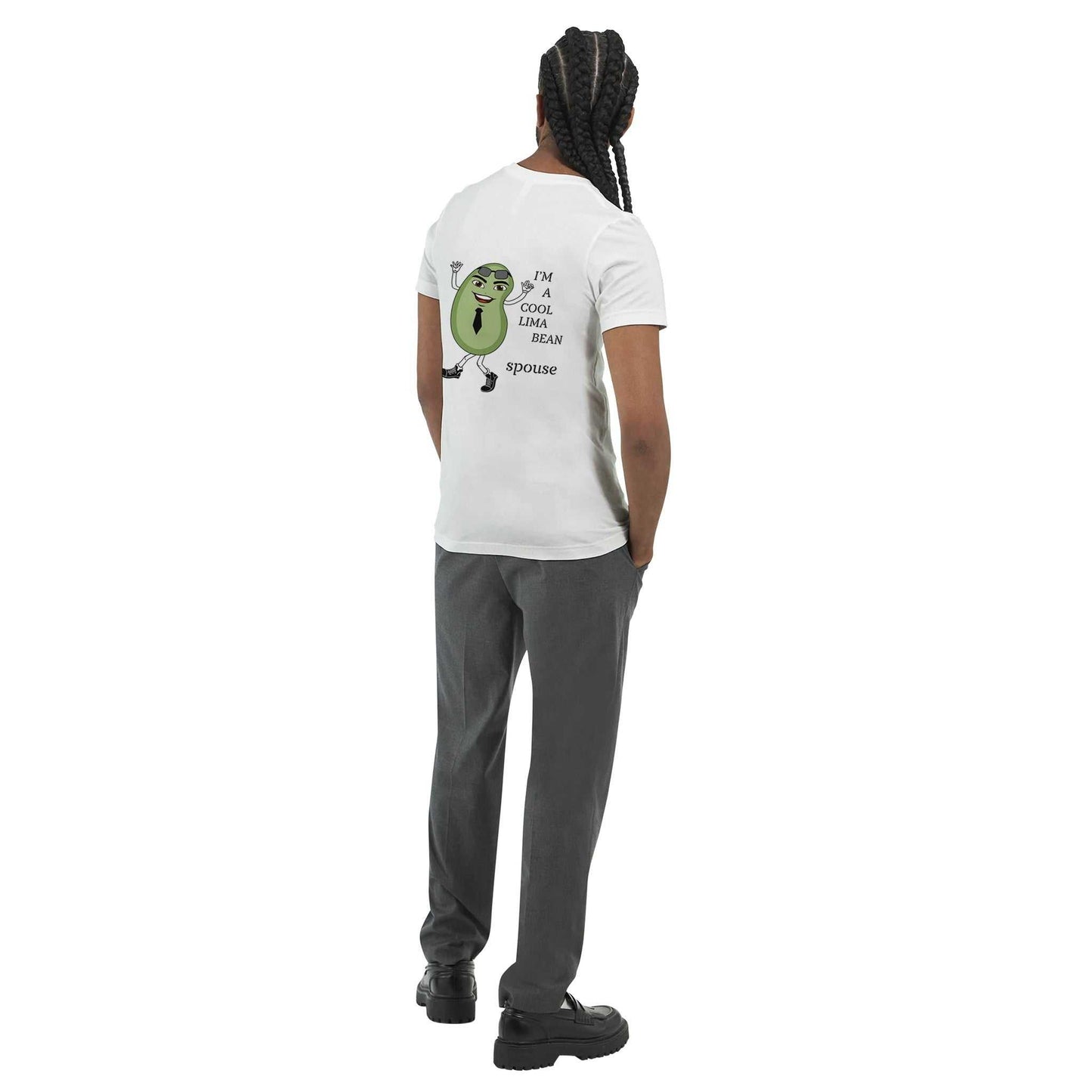 Premium Unisex Crewneck T-shirt - Cool Lima Bean Spouse