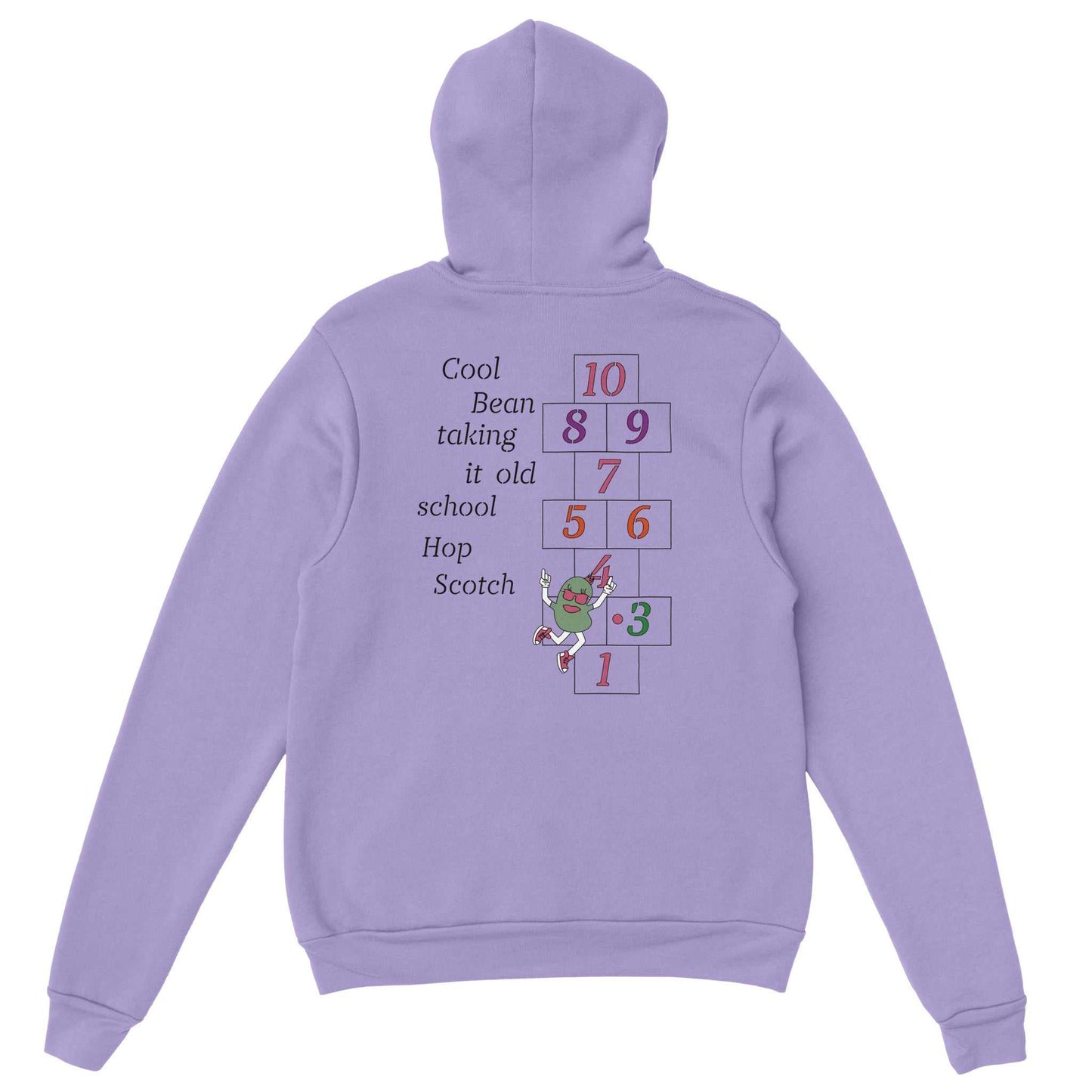 Premium Unisex Pullover Hoodie - Cool Lima Bean Goes Old School Hop Scotch