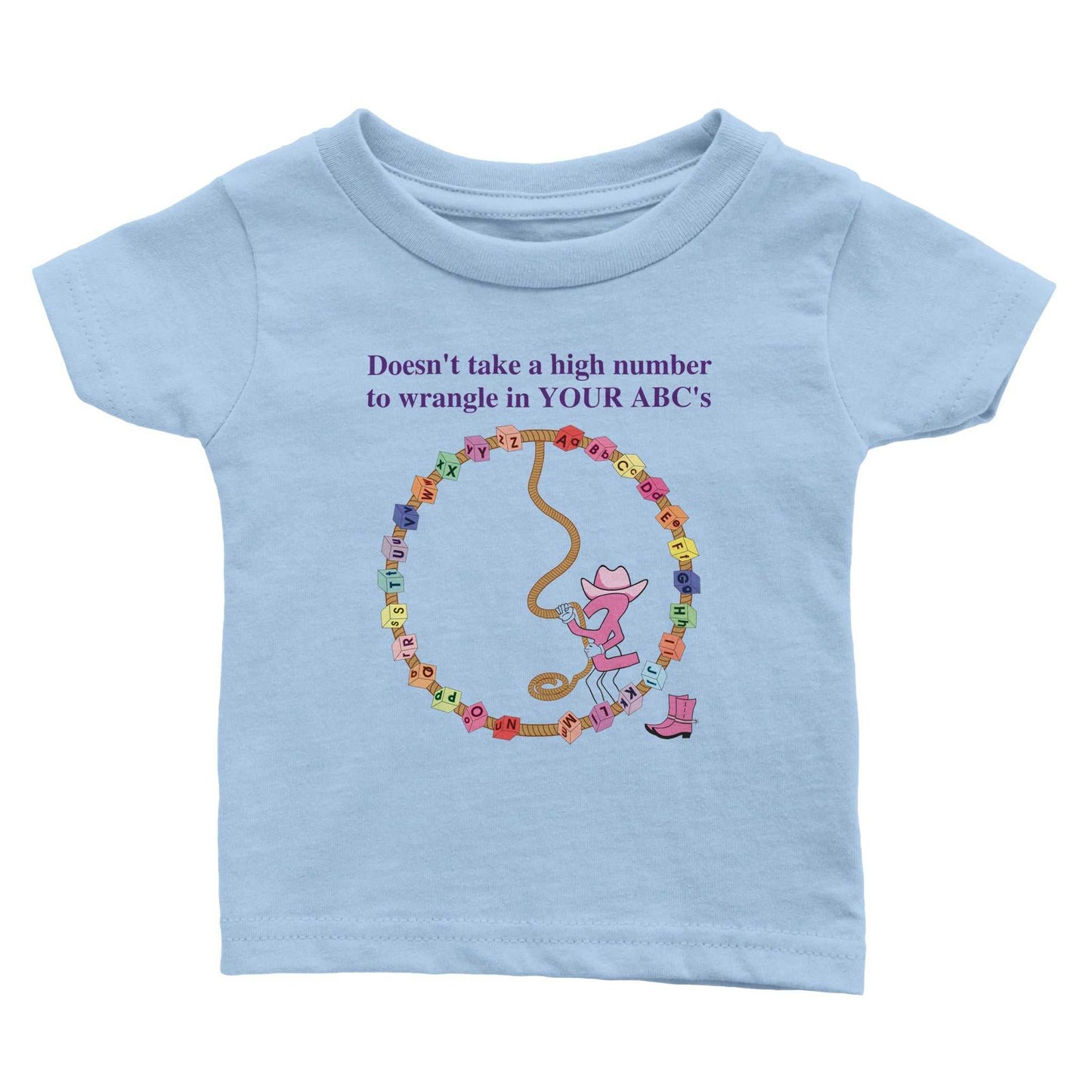 Classic Baby Crewneck T-shirt - Whipping those numbers into learning