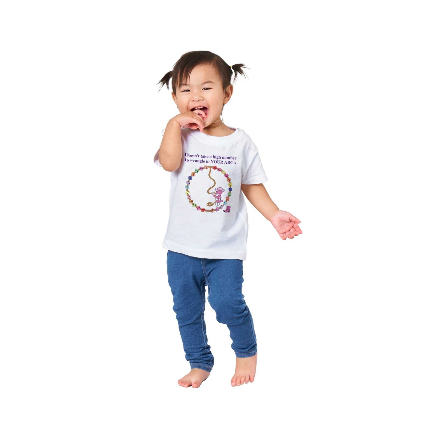 Classic Baby Crewneck T-shirt - Whipping those numbers into learning