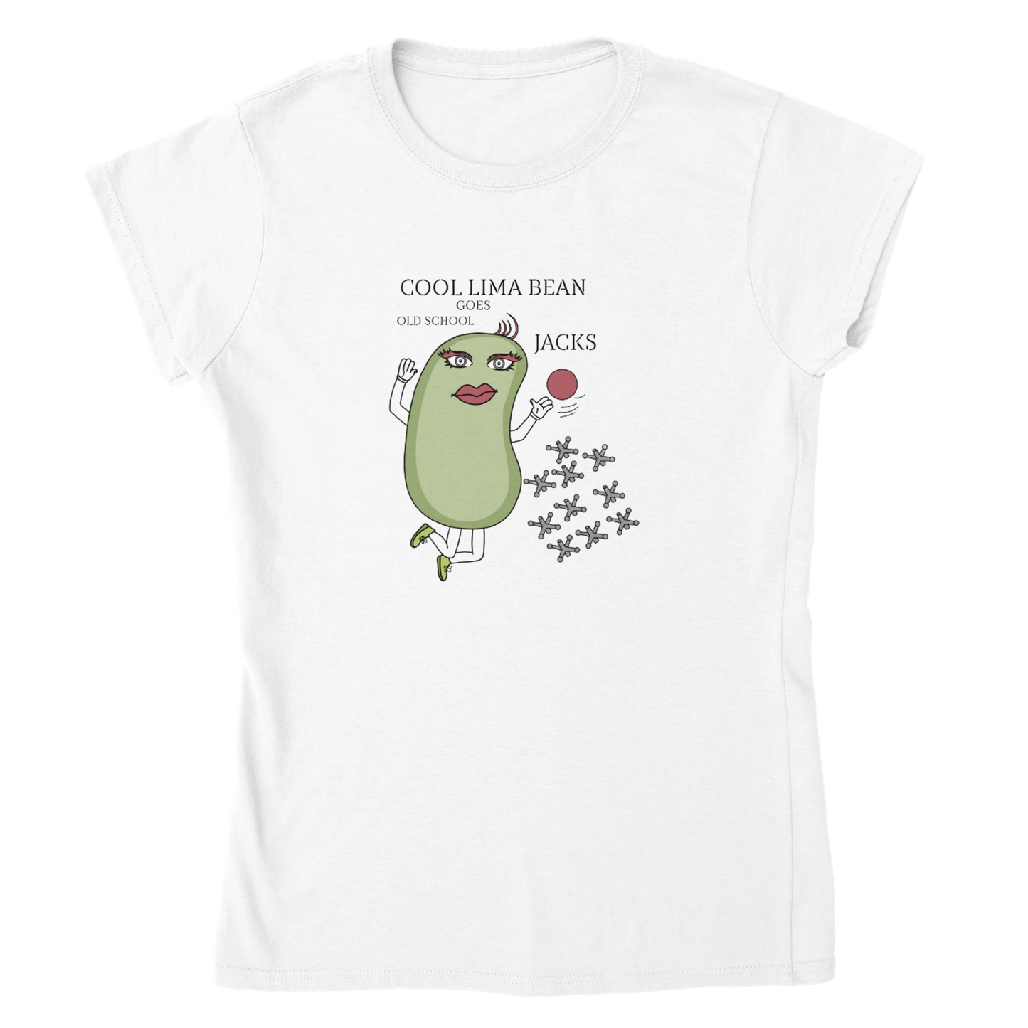 Classic Womens Crewneck T-shirt - Female Old School Jacks