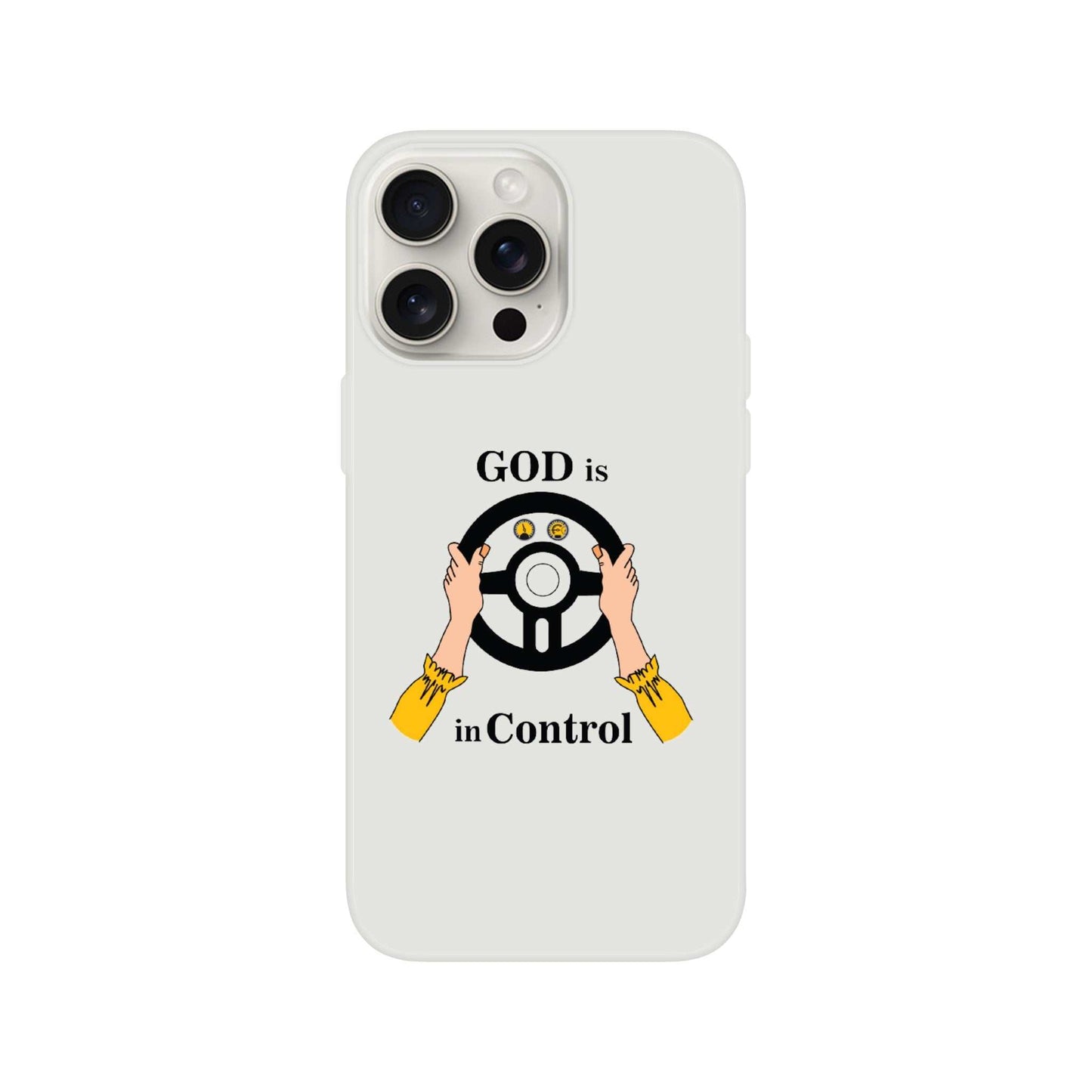 Apple Flexi case - God Is In Control