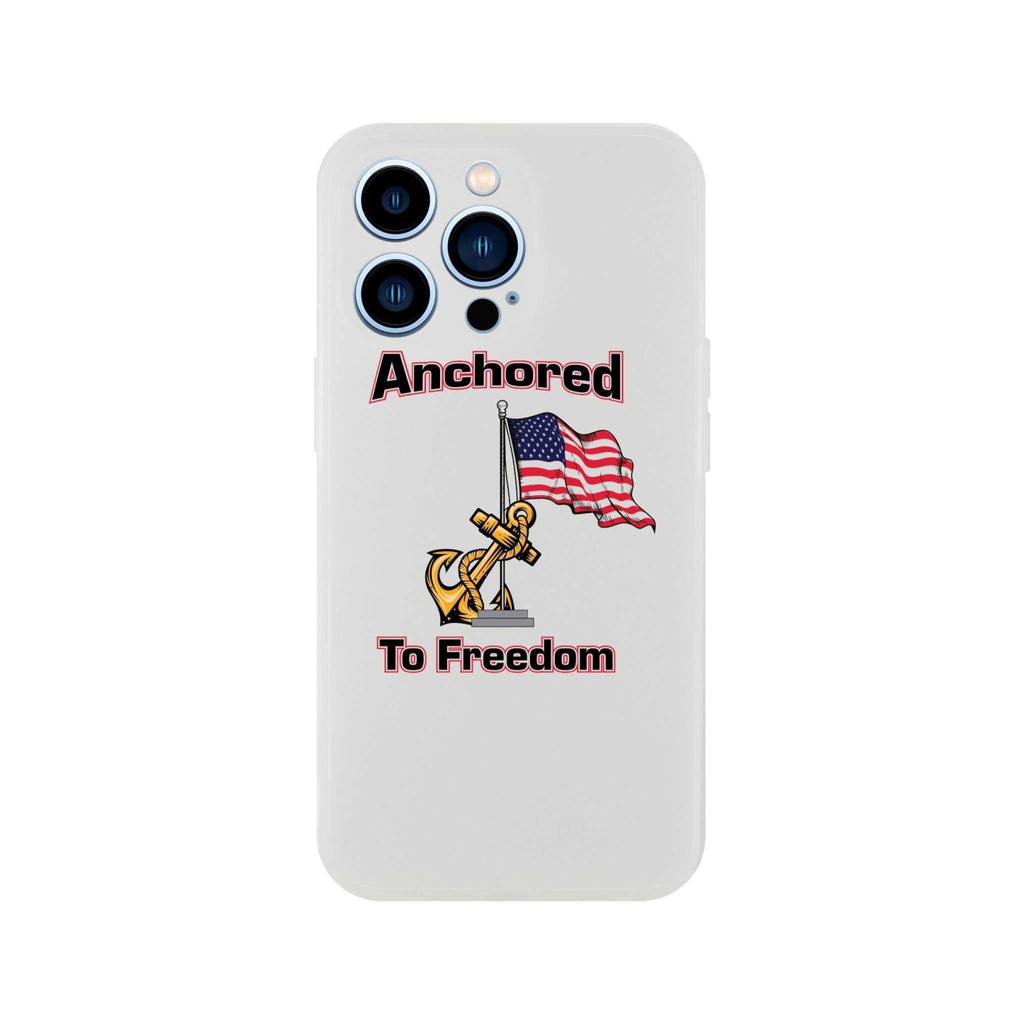 Apple Flexi case - Anchored to Freedom