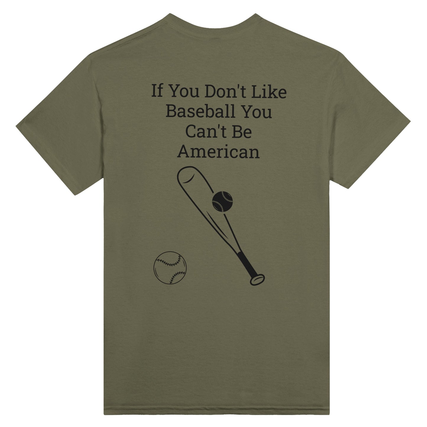 Heavyweight Unisex Crewneck T-shirt - American Baseball