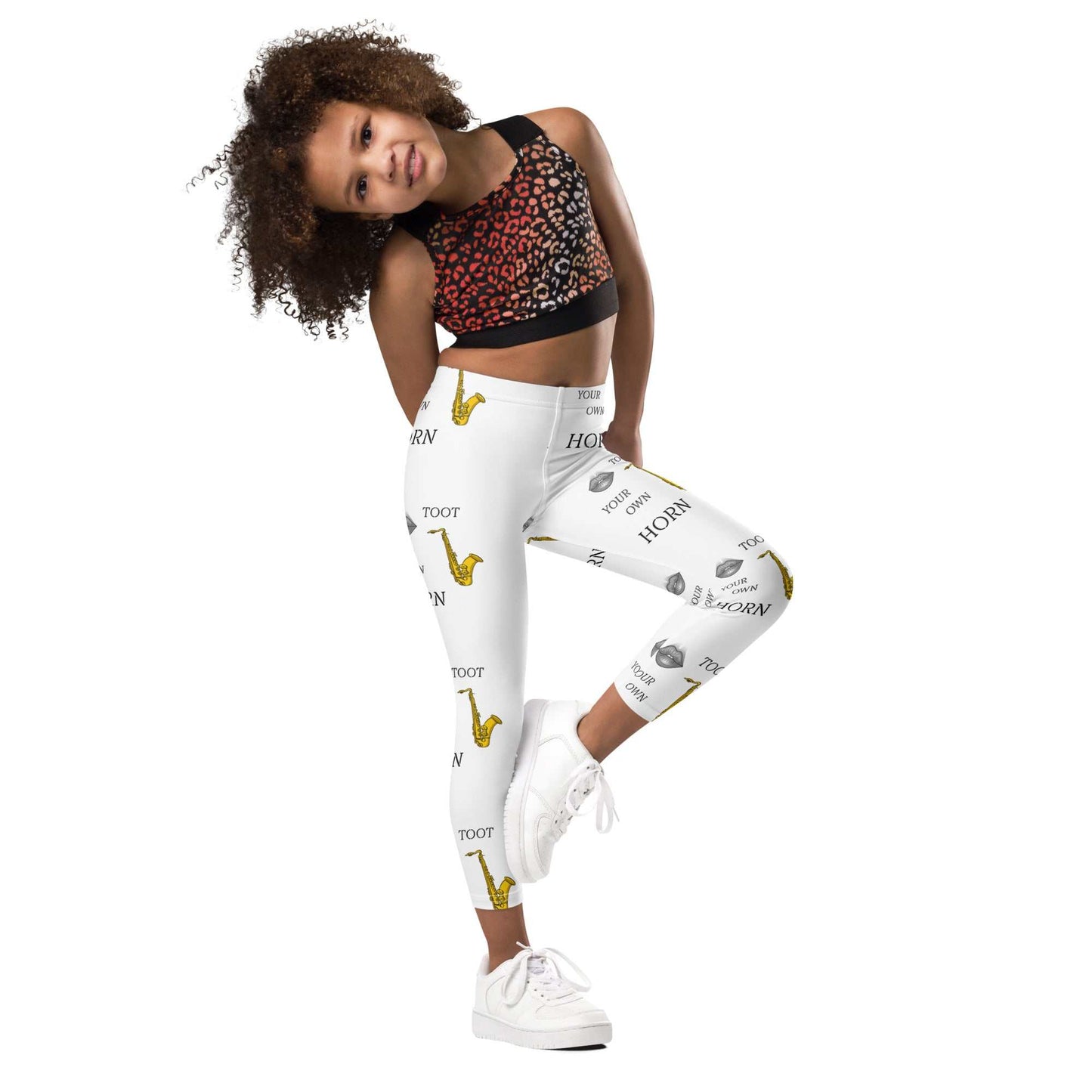 Kid's Leggings - toot Your Own Horn
