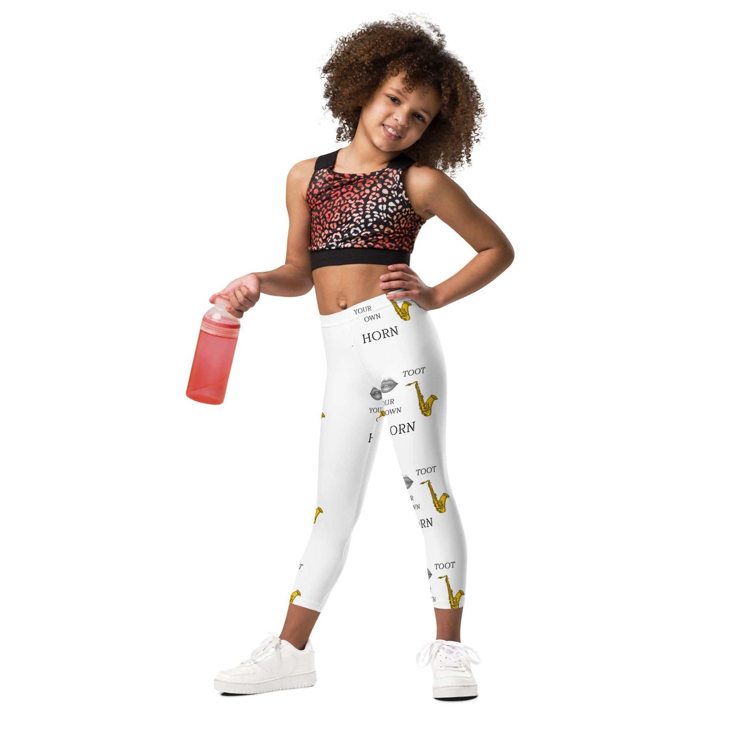 Kid's Leggings - toot Your Own Horn