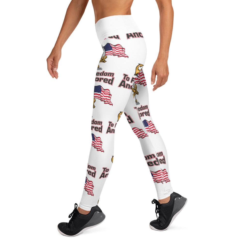 Yoga Leggings - Anchored to Freedom