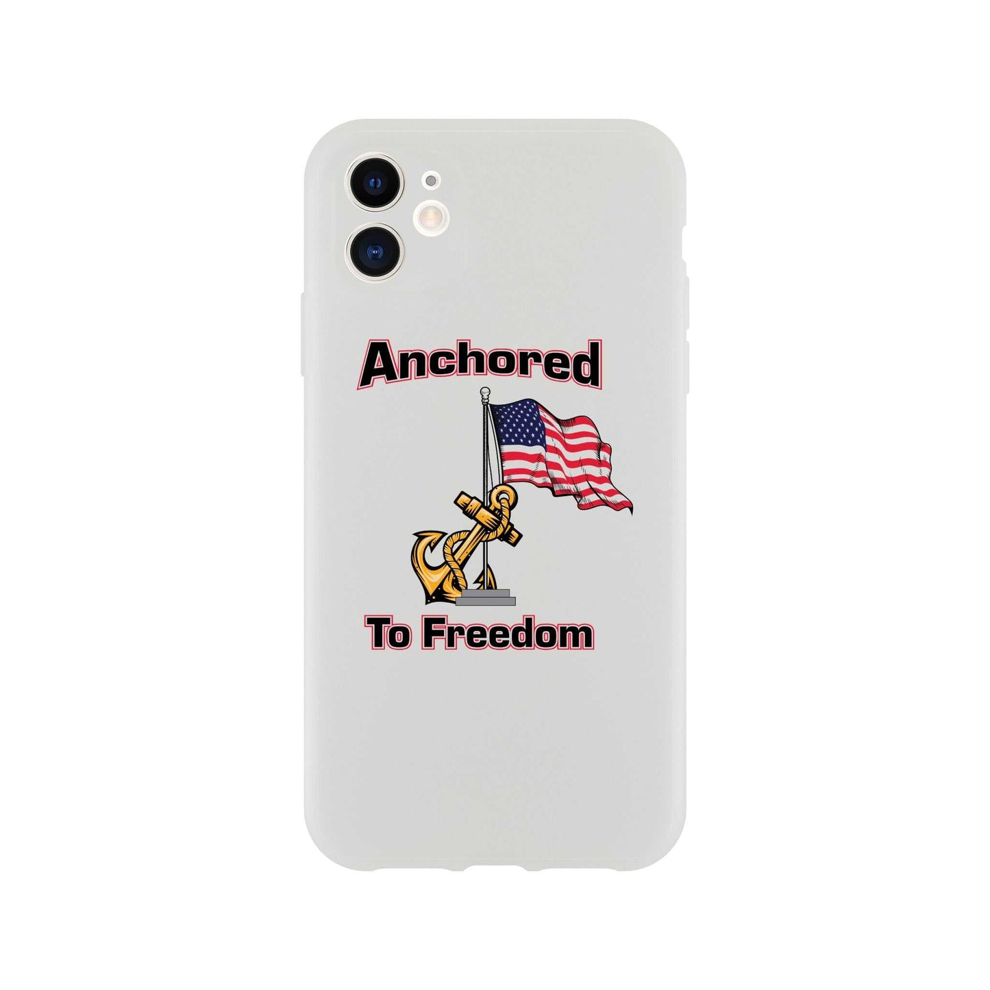 Apple Flexi case - Anchored to Freedom