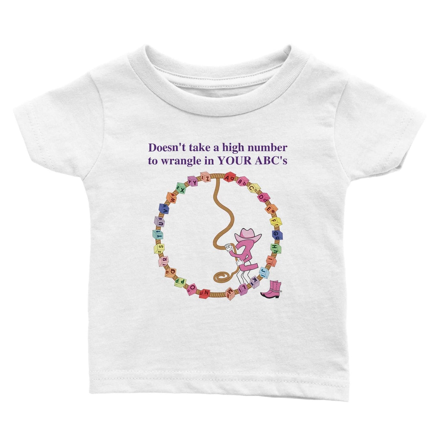 Classic Baby Crewneck T-shirt - Whipping those numbers into learning