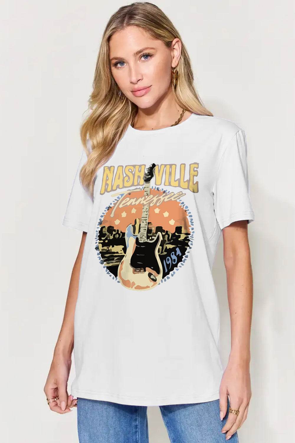Simply Love Full Size Graphic Round Neck Short Sleeve T-Shirt