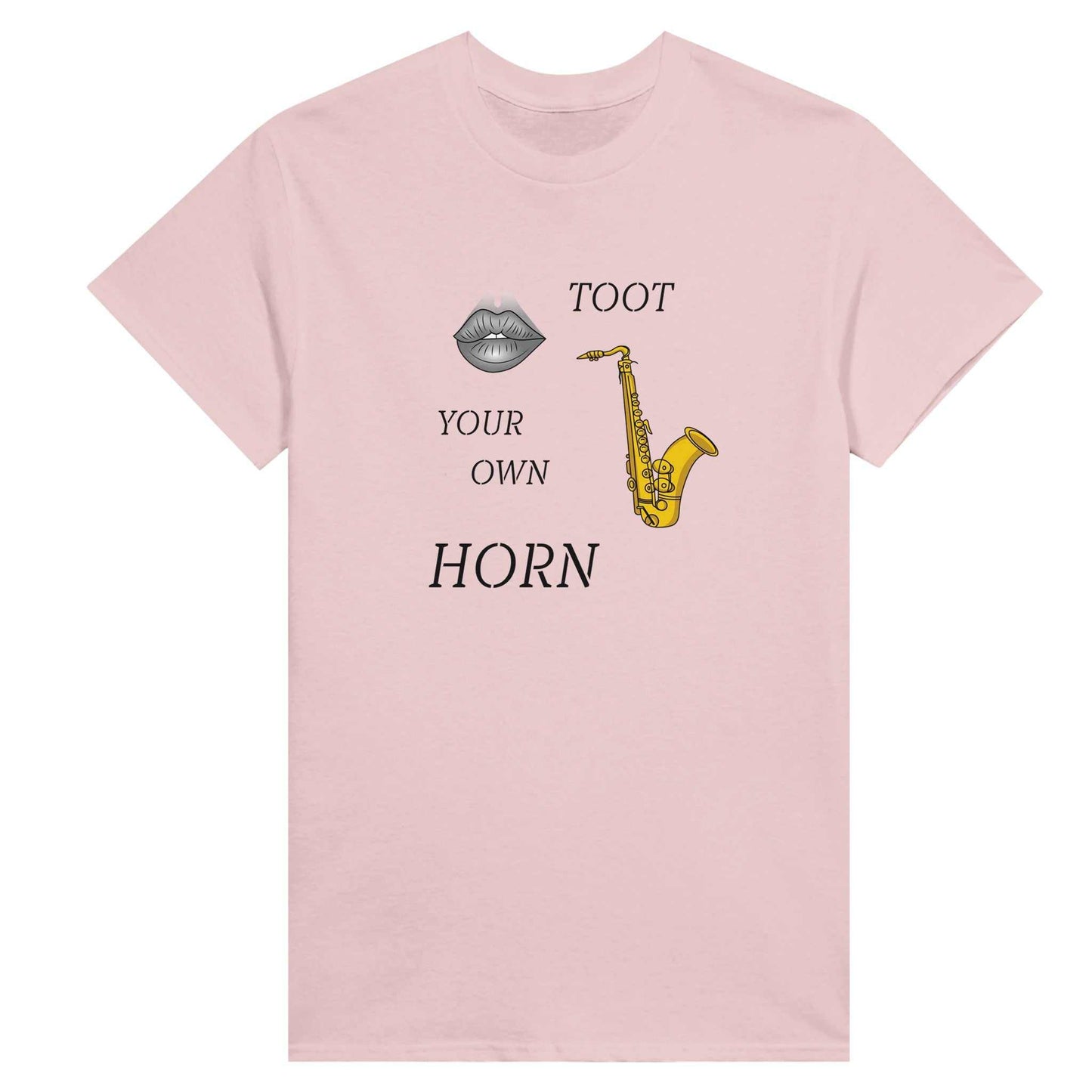 Heavyweight Womens Crewneck T-shirt - Toot Your Own Horn