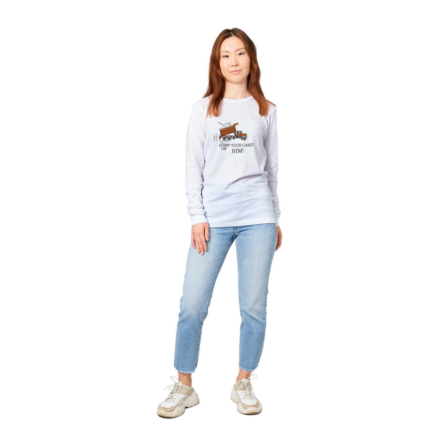 Premium Unisex Longsleeve T-shirt - Dump Your Cares On