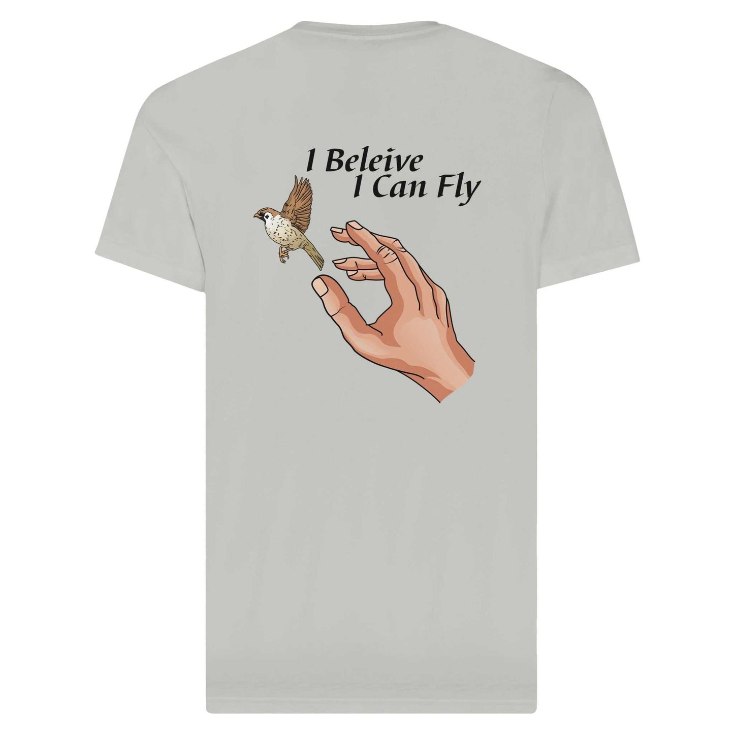 Premium Unisex Crewneck T-shirt - I Believe, I Can Fly