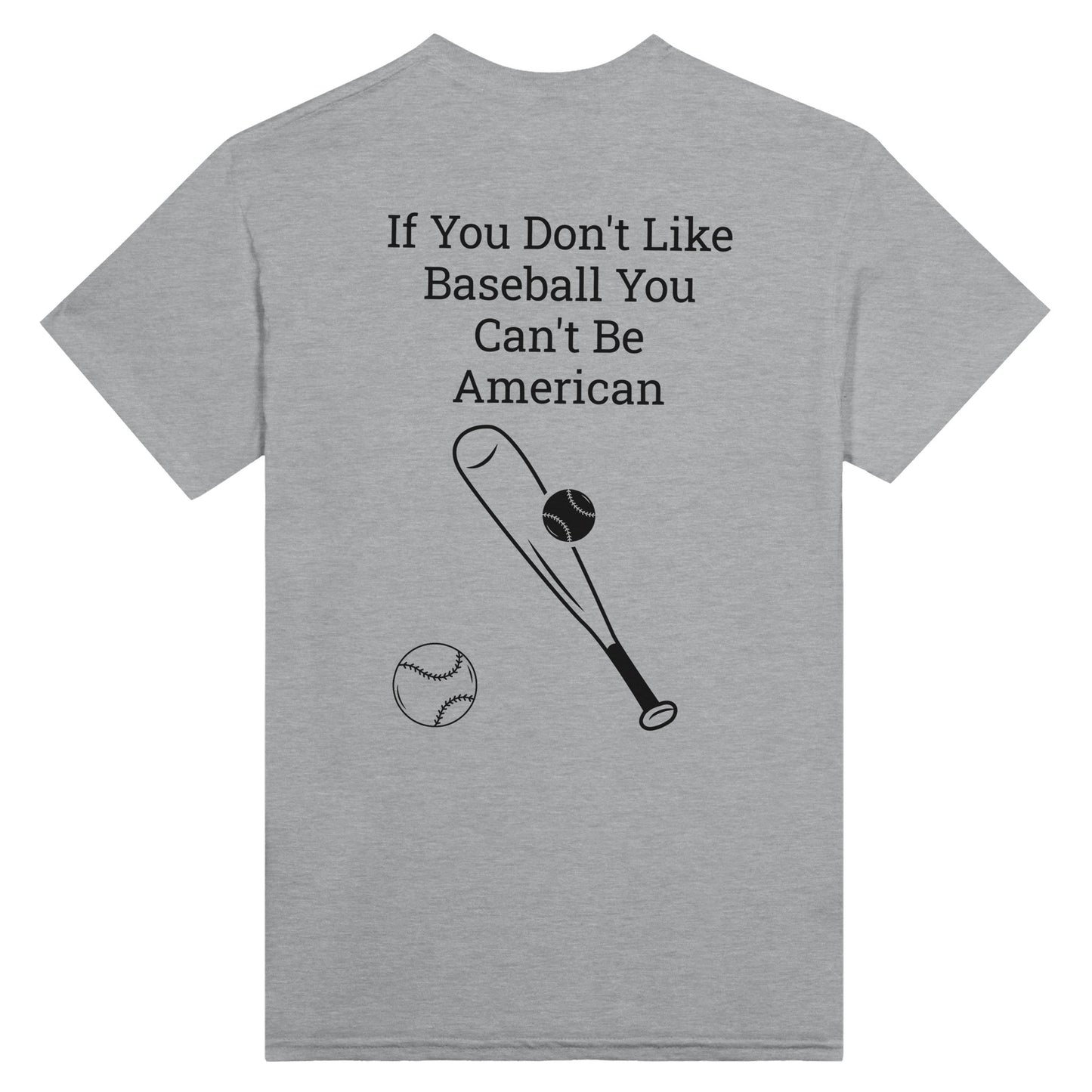 Heavyweight Unisex Crewneck T-shirt - American Baseball