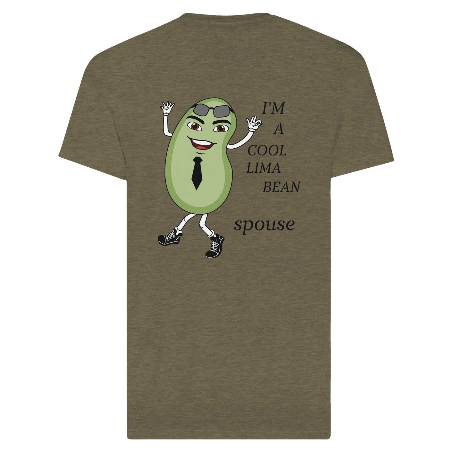 Premium Unisex Crewneck T-shirt - Cool Lima Bean Spouse
