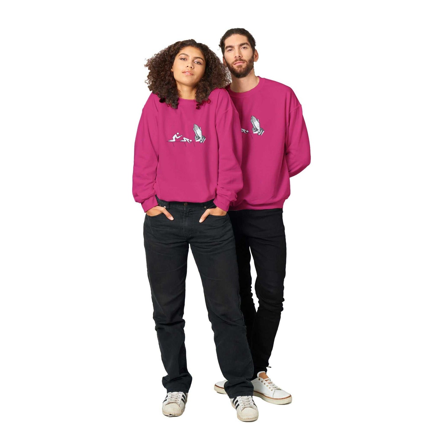 Classic Unisex classic sweatshirt - Kneel why you pray