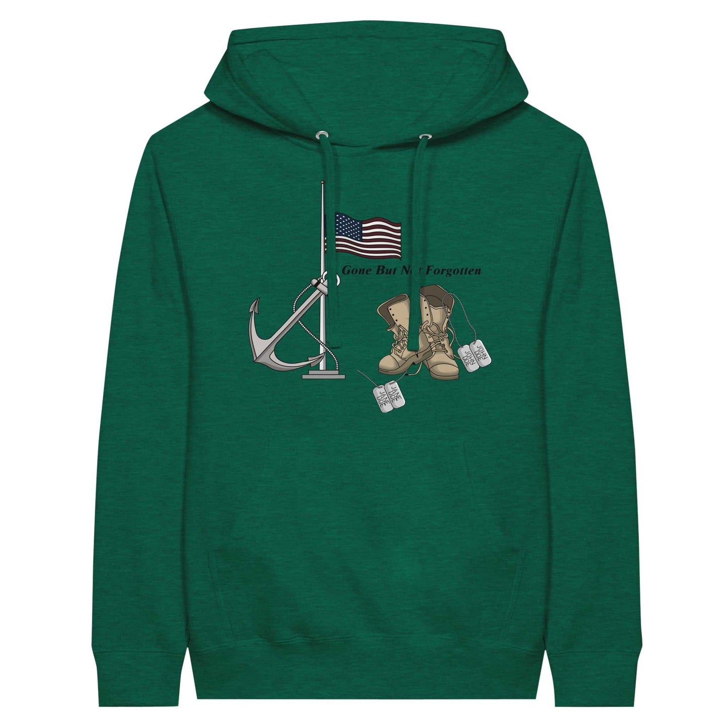 Premium Unisex Pullover Hoodie - Gone But NOT Forgotten