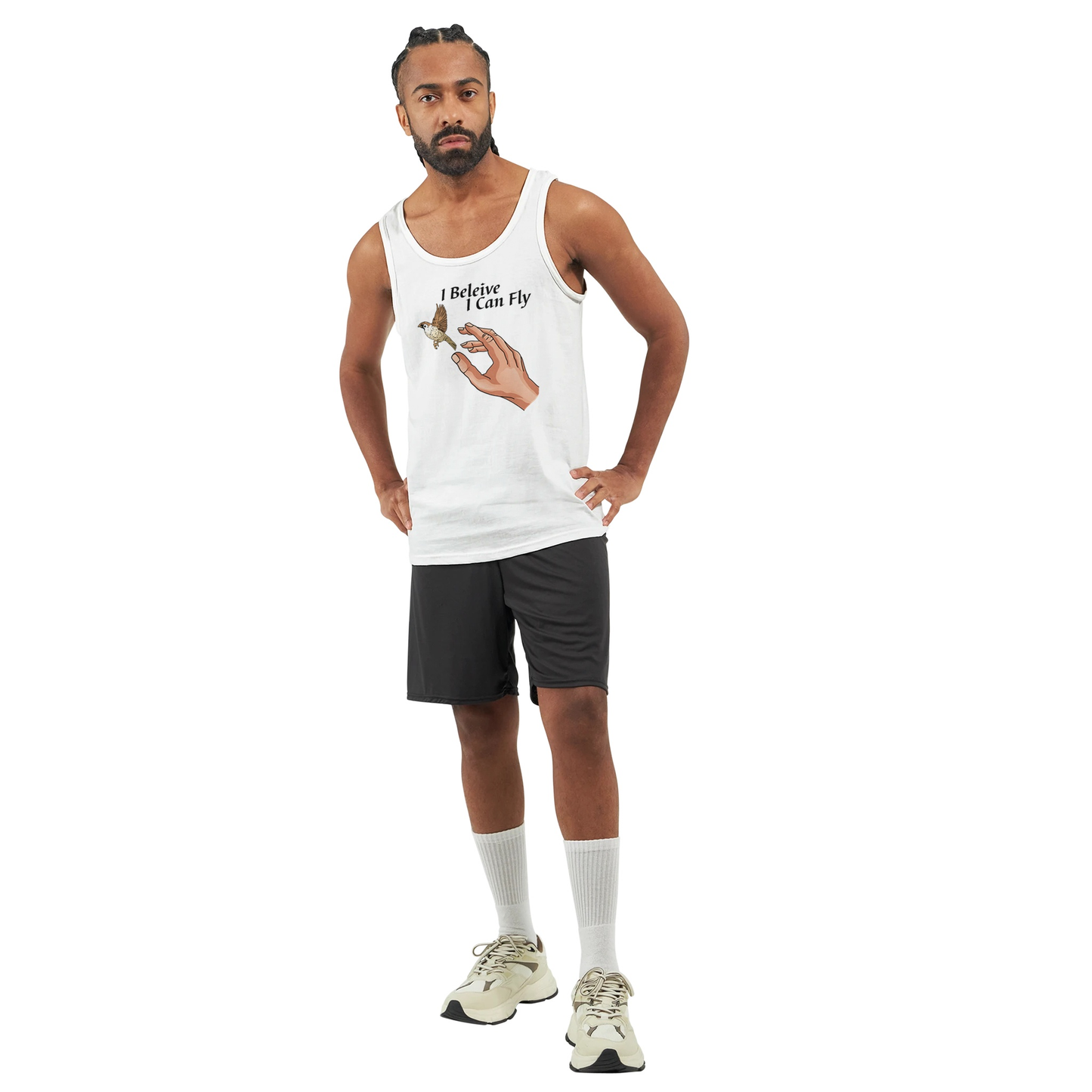 Premium Unisex Tank Top - I Believe I Can Fly - It's Up to YOU!