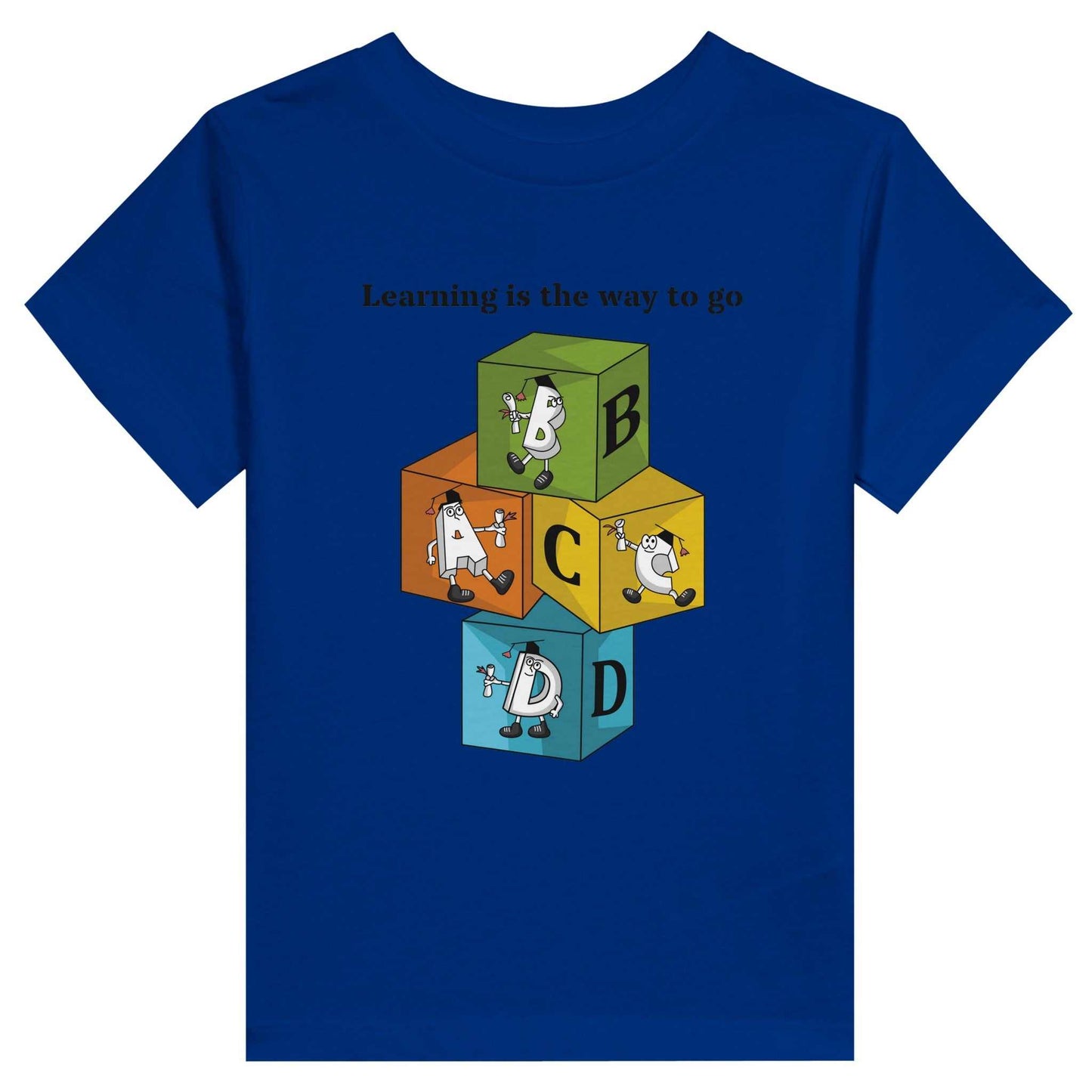 Toddler Staple T-Shirt | Bella + Canvas 3001T - Learning ABC's