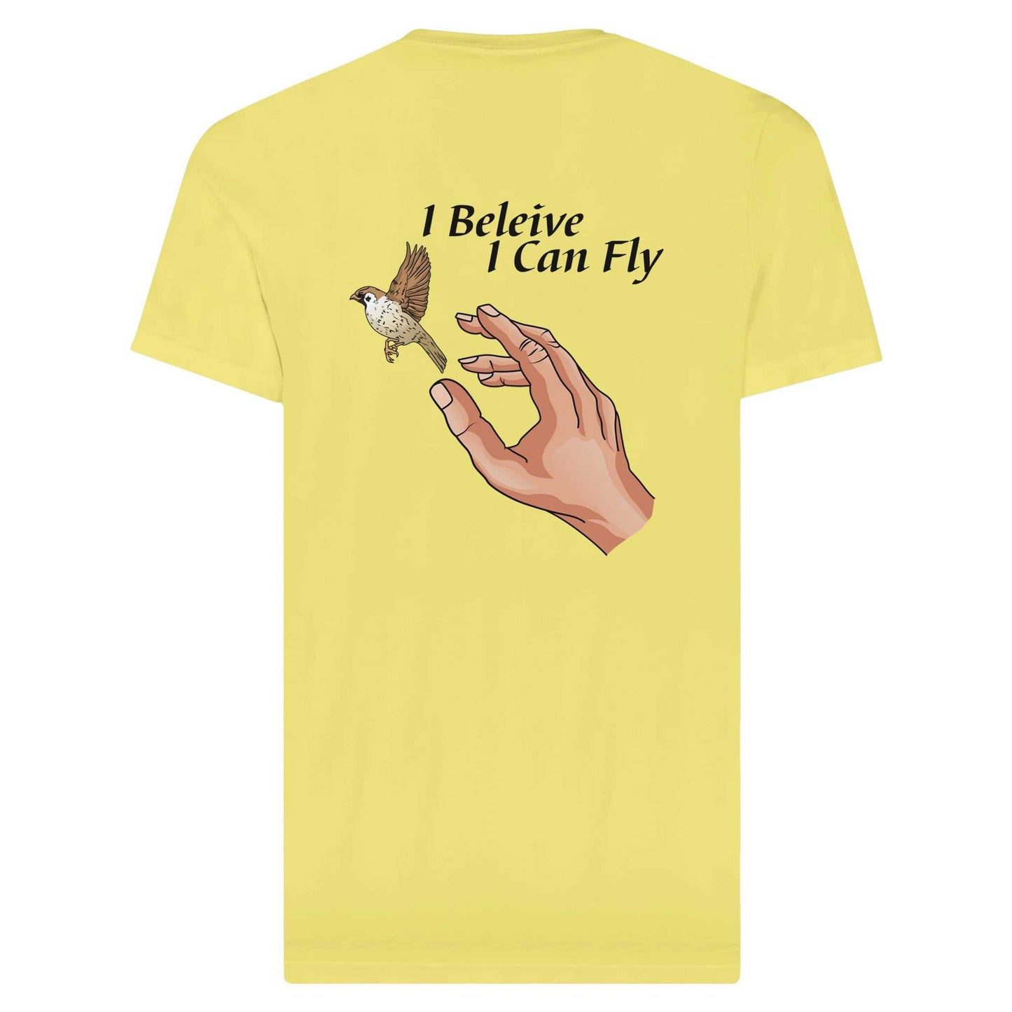 Premium Unisex Crewneck T-shirt - I Believe, I Can Fly