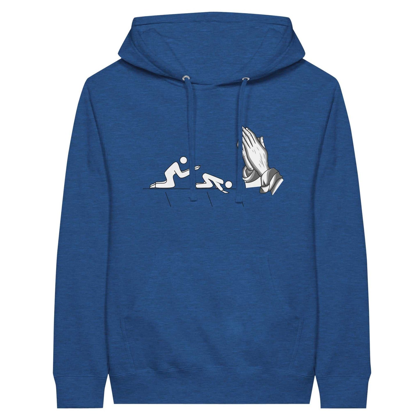 Short sleeve Kneeling t-shirt - Premium Unisex Pullover Hoodie