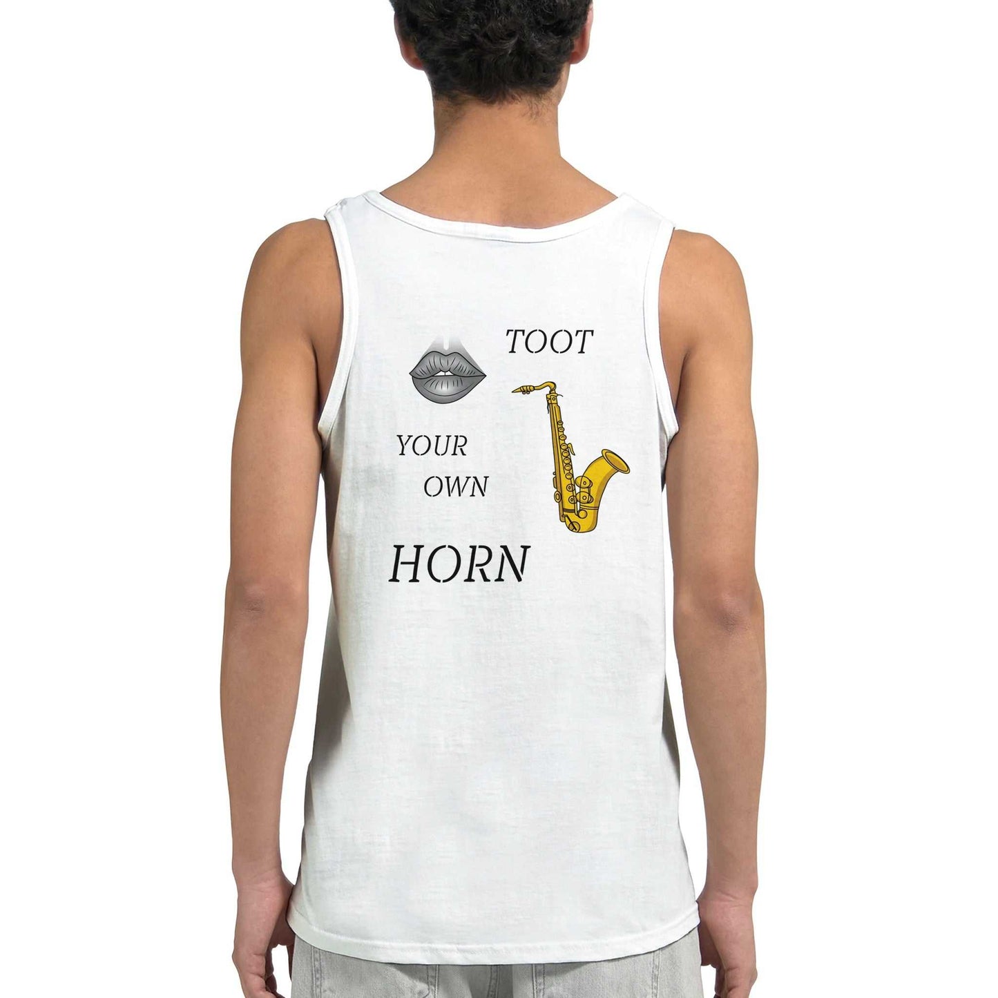 Premium Unisex Tank Top - Toot Your Own Horn