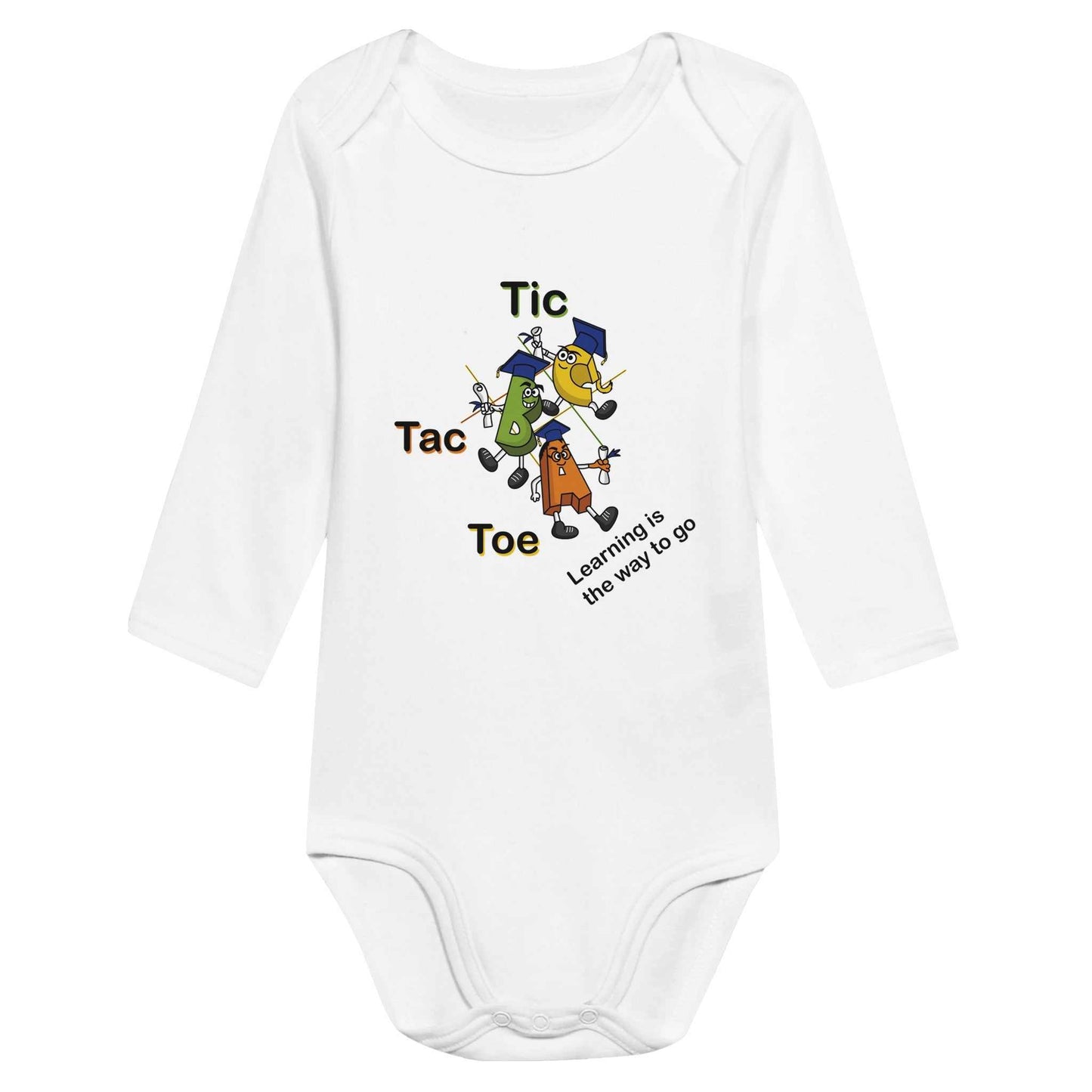 Classic Baby Long Sleeve Bodysuit - Tic Tac Toe