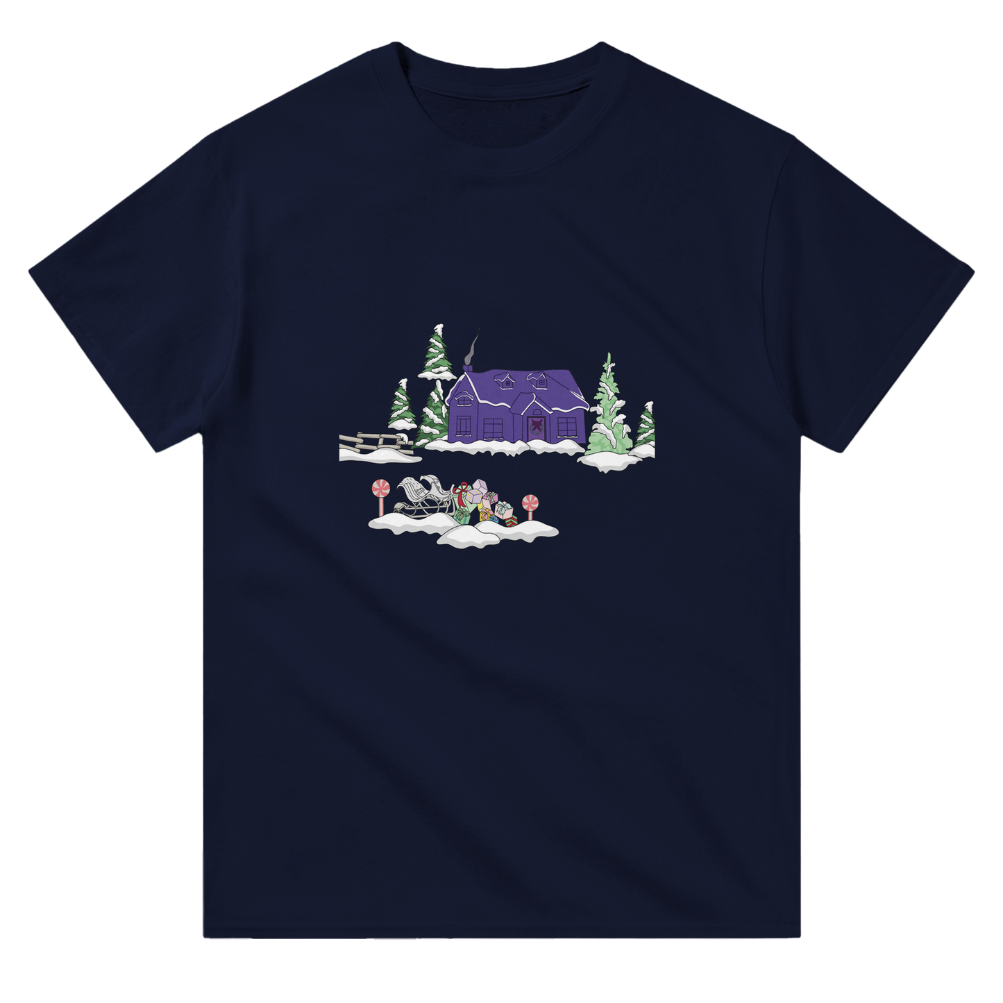 Heavyweight Unisex Crewneck T-shirt - The Holidays