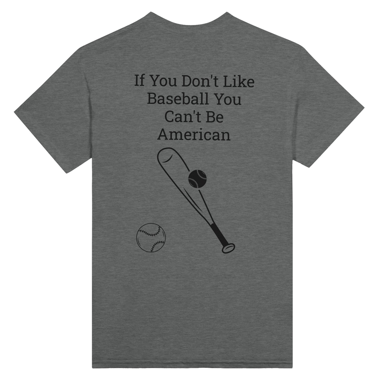 Heavyweight Unisex Crewneck T-shirt - American Baseball
