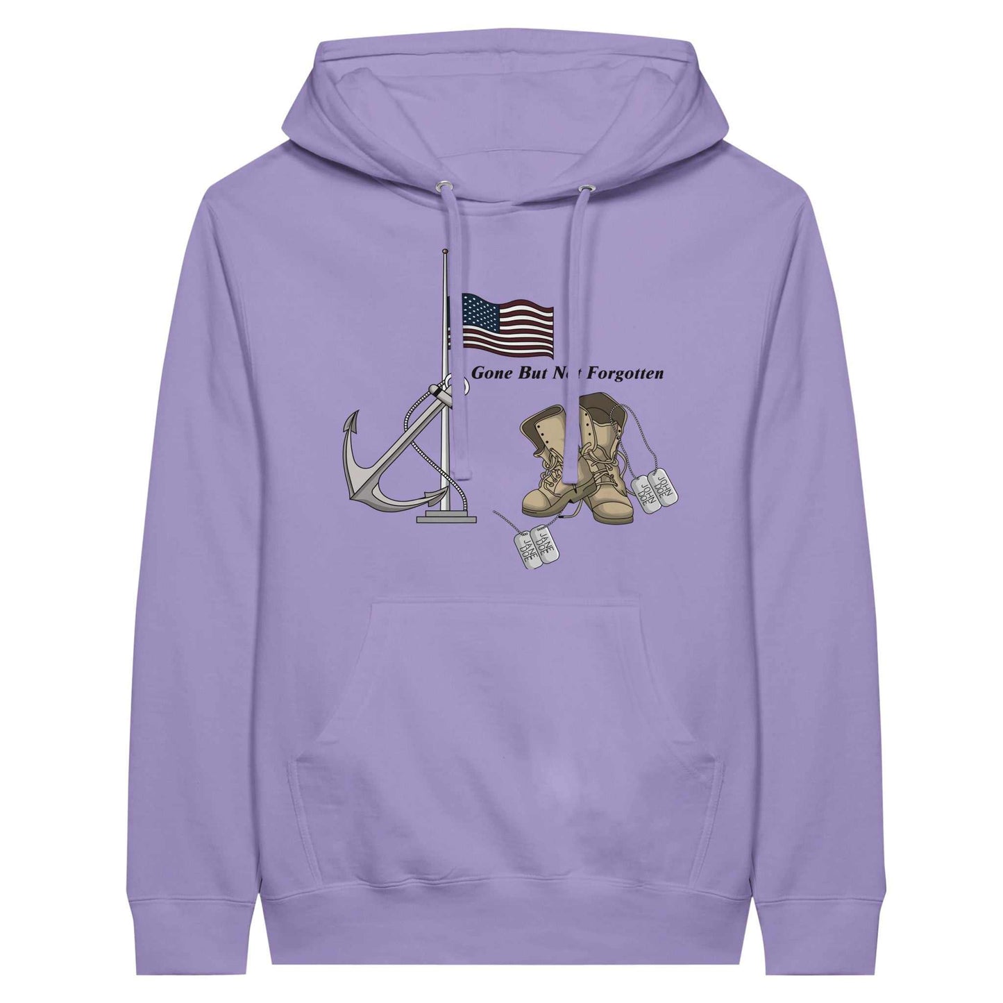 Premium Unisex Pullover Hoodie - Gone But NOT Forgotten