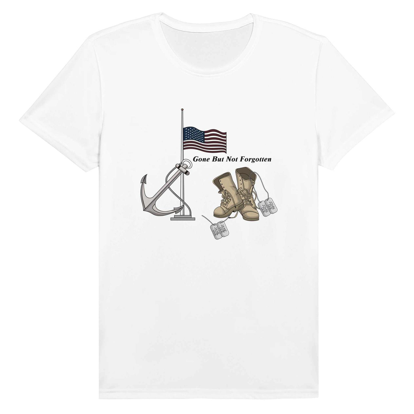 Performance Unisex Crewneck T-shirt - Gone But NOT Forgotten