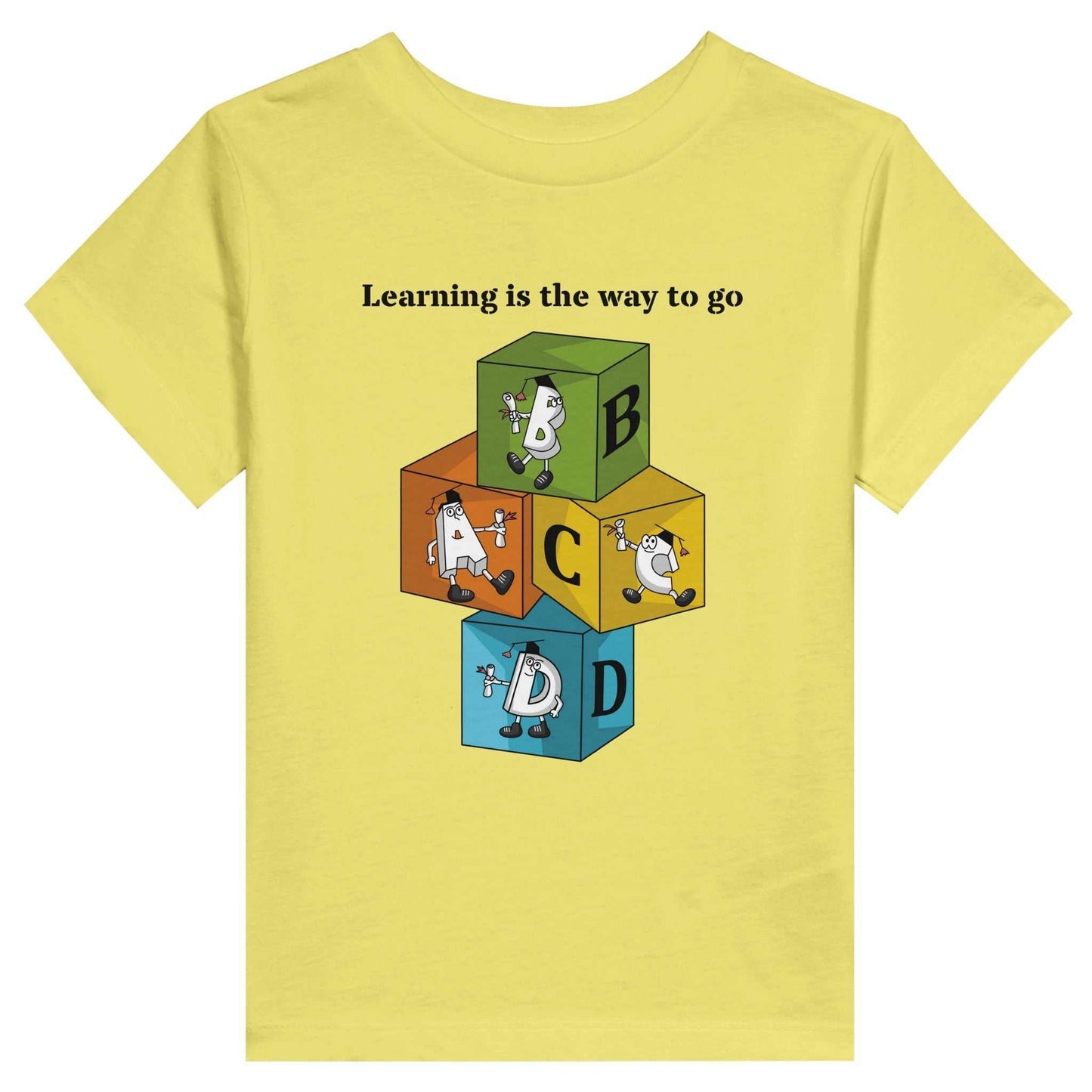 Toddler Staple T-Shirt | Bella + Canvas 3001T - Learning ABC's